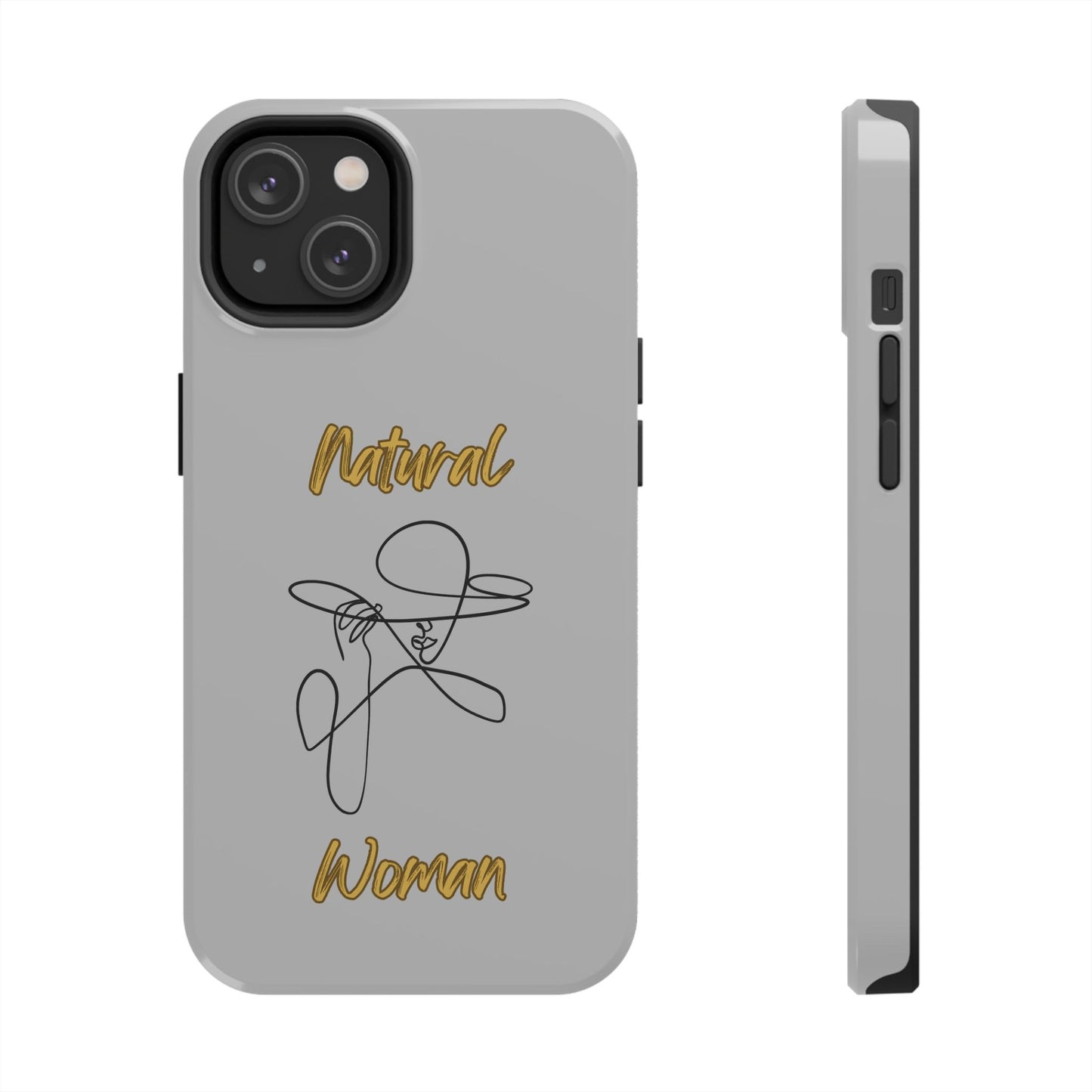 Natural Woman An Original (BL)Tough Phone Cases LIGHT GREY