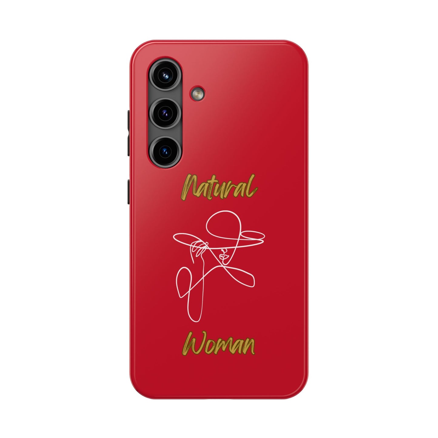 Natural Woman An Original (WL)Tough Phone Cases DARK RED
