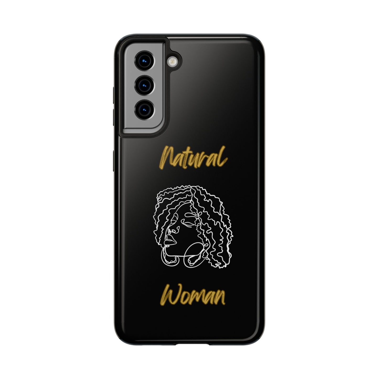Natural Woman Naturally Me (WL)Tough Phone Cases BLACK