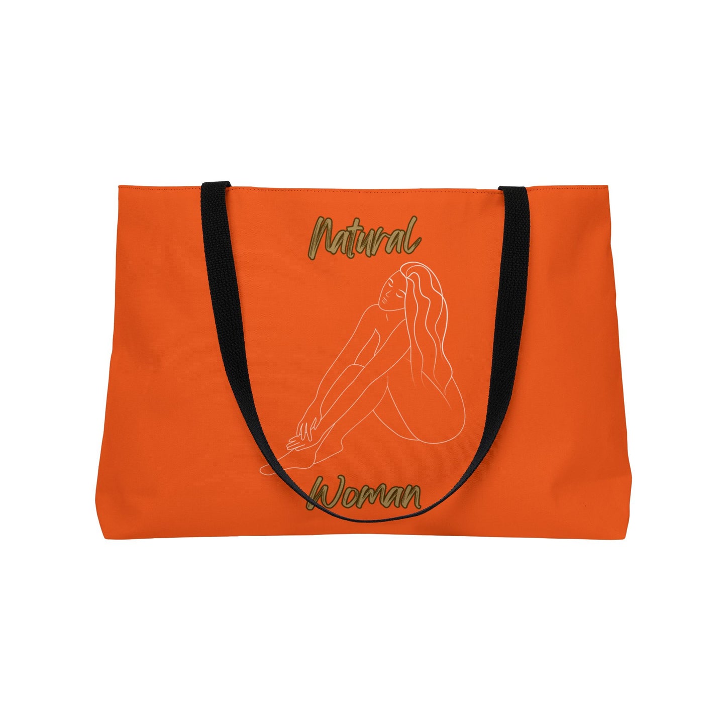 Natural Woman Beauty (WL) Weekender Tote Bag ORANGE