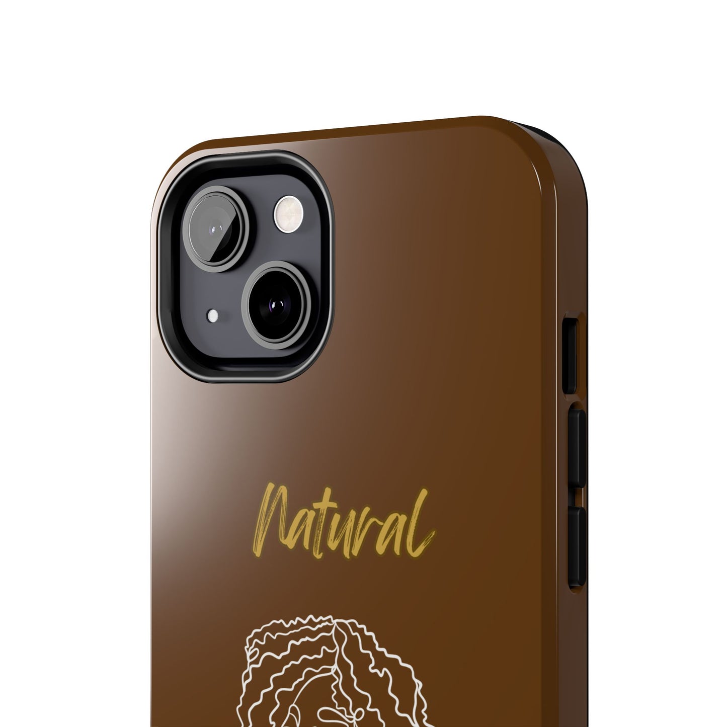 Natural Woman Naturally Me (WL)Tough Phone Cases BROWN
