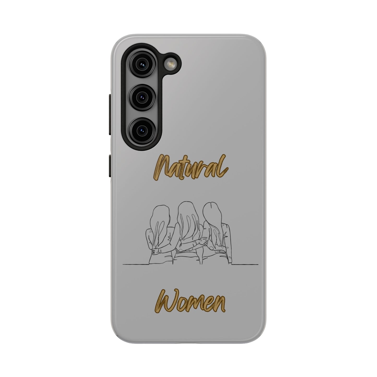 Natural Woman Loving Friends (BL)Tough Phone Cases LIGHT GREY