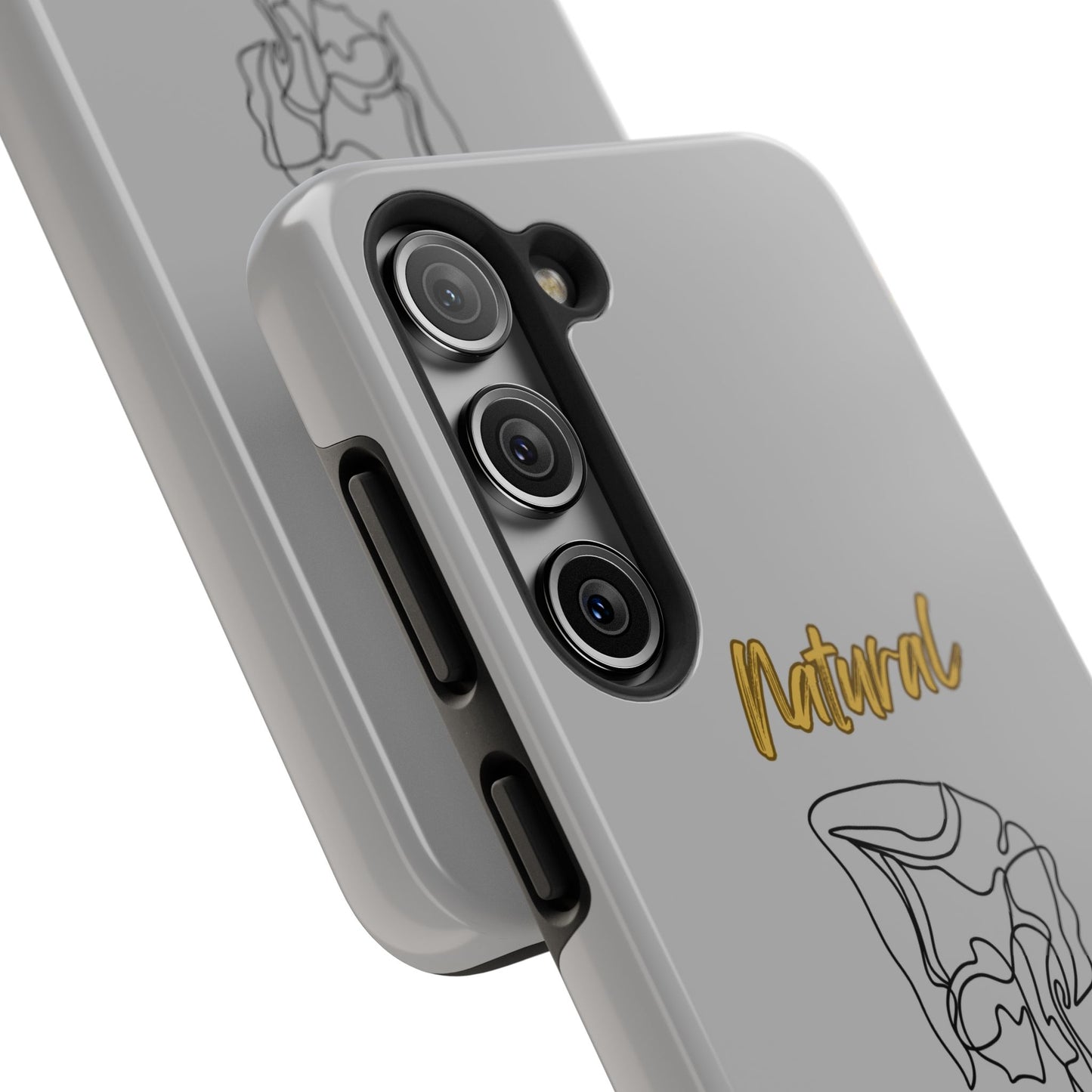 Natural Woman Flexible (BL)Tough Phone Cases LIGHT GREY
