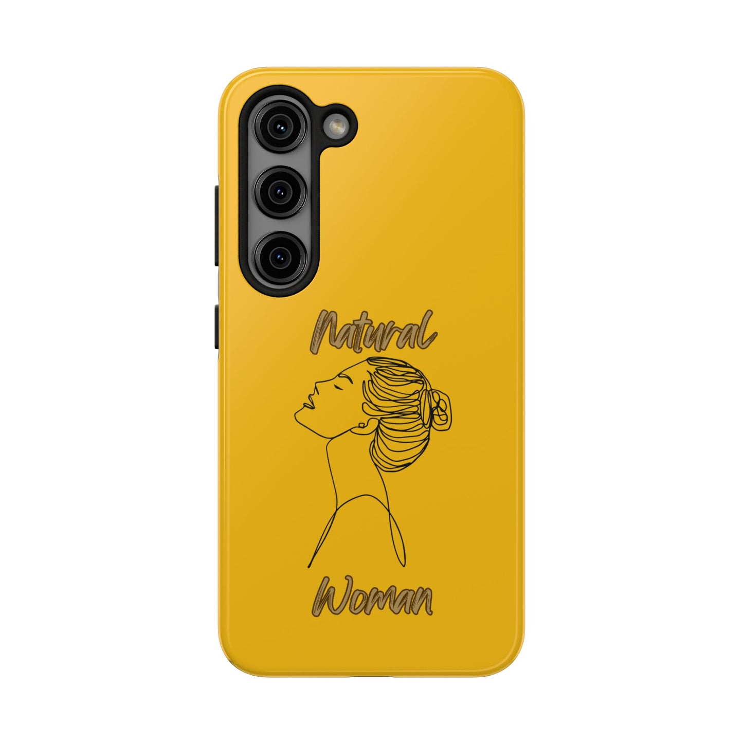 Natural Woman Wet Bun (BL) Tough Phone Cases YELLOW