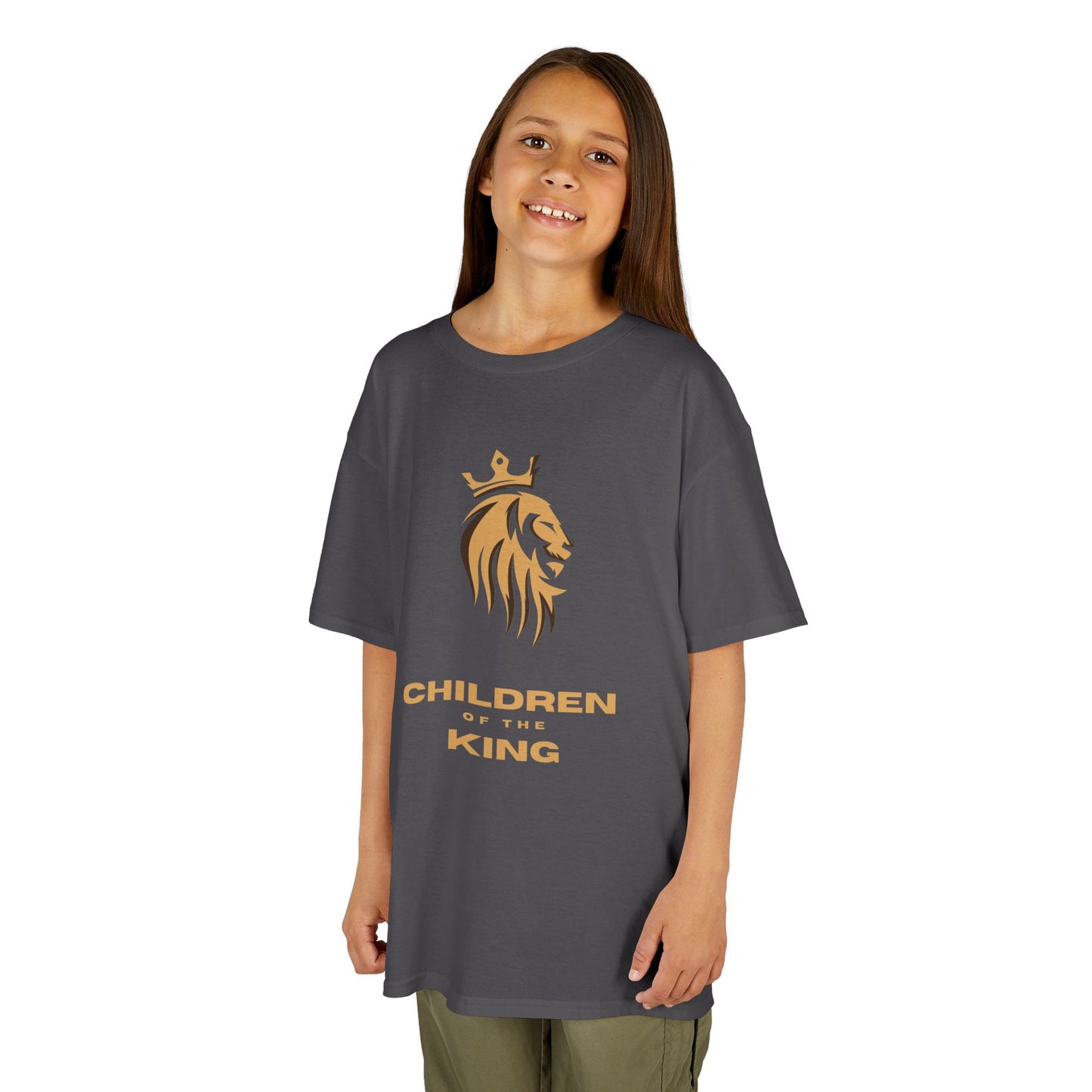 Children of the King Inspirational Kids Cotton T-Shirt (BRL)