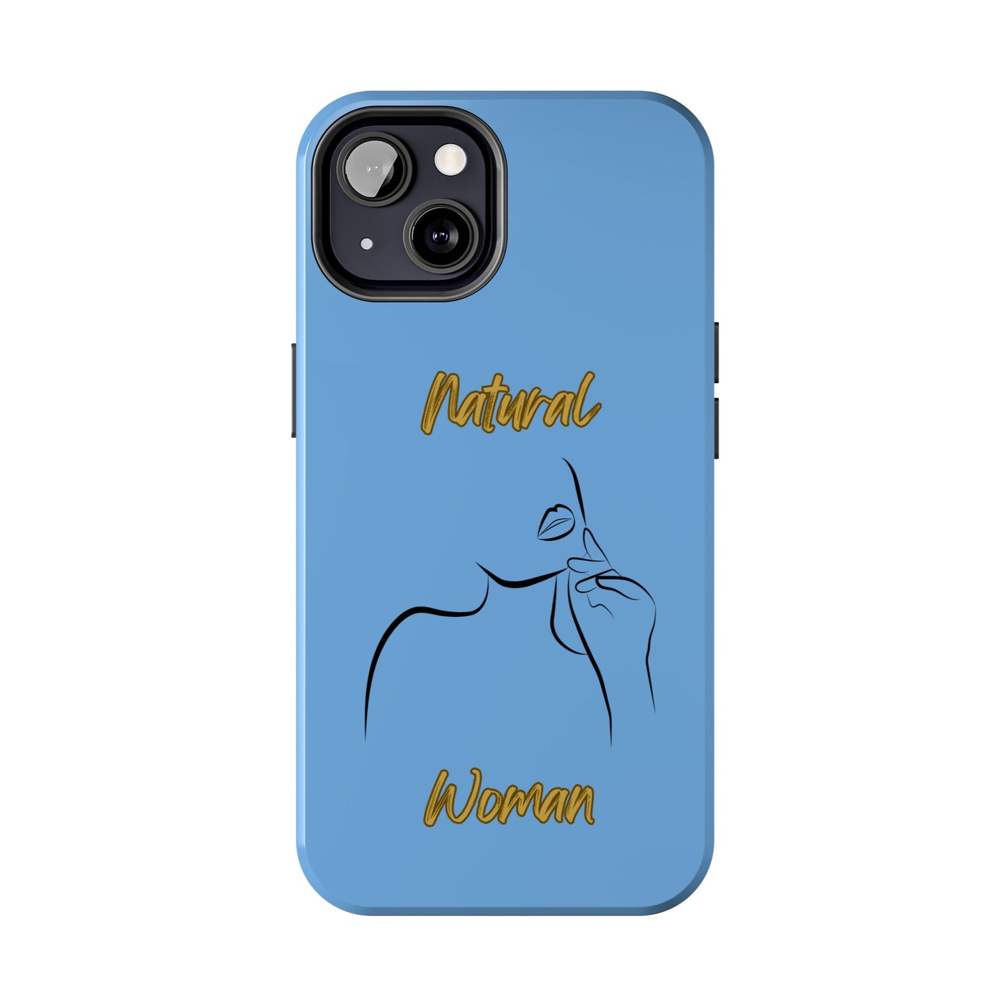 Natural Woman Chin Up (BL)Tough Phone Cases LIGHT BLUE
