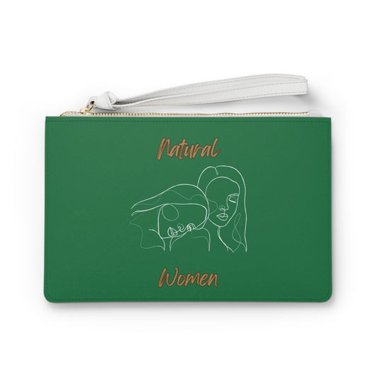 Natural Women Sisters (WL) Clutch Bag DARK GREEN