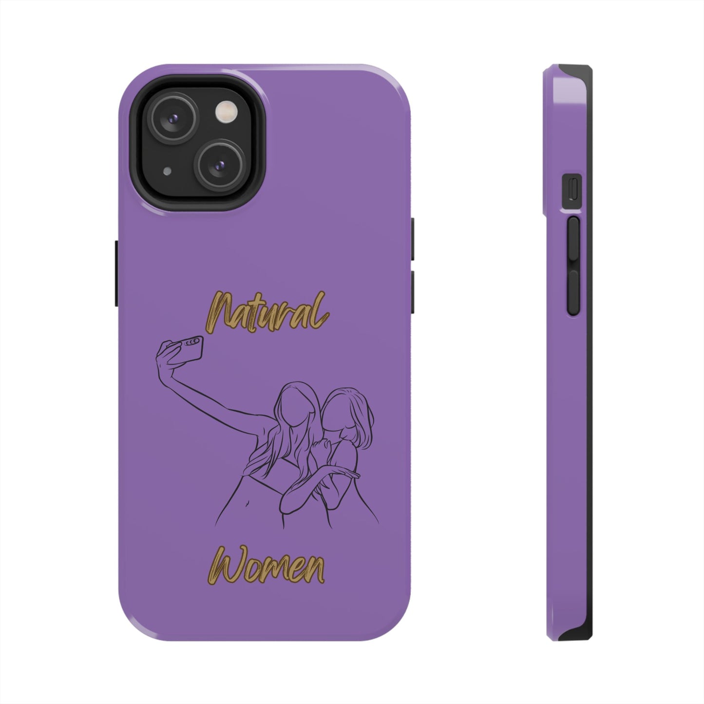 Natural Woman Friends Selfie (BL)Tough Phone Cases LIGHT PURPLE