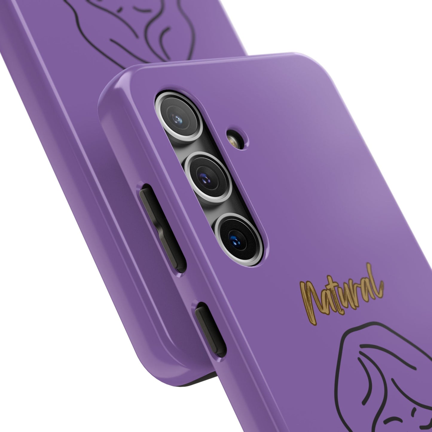 Natural Woman Modest (BL)Tough Phone Cases LIGHT PURPLE