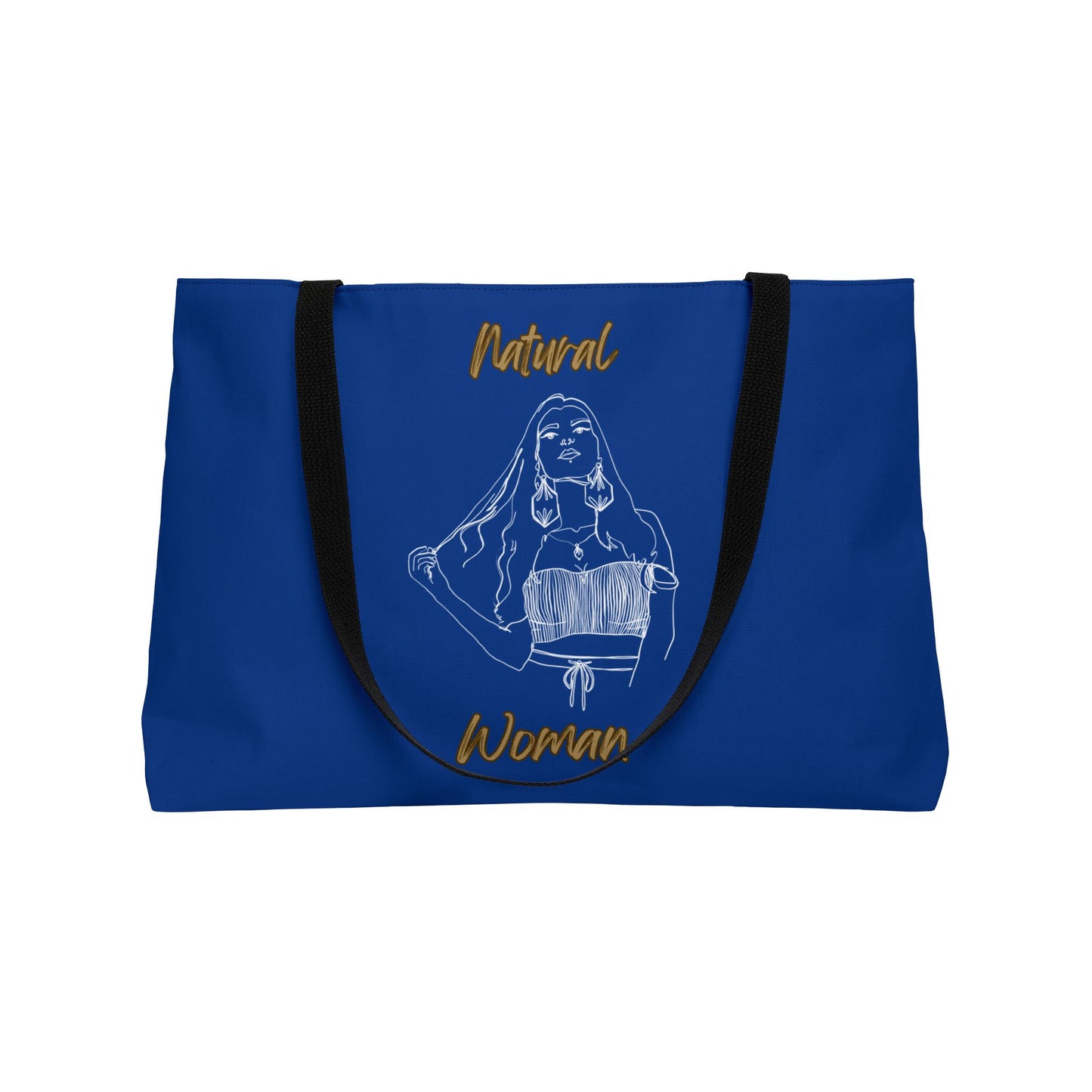 Natural Woman Thinking (WL) Weekender Tote Bag DARK BLUE