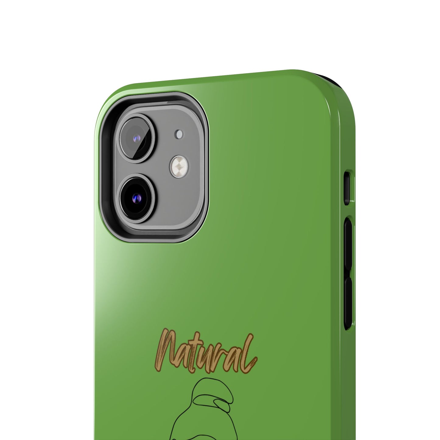 Natural Woman Sassy Bun (BL) Tough Phone Cases GREEN