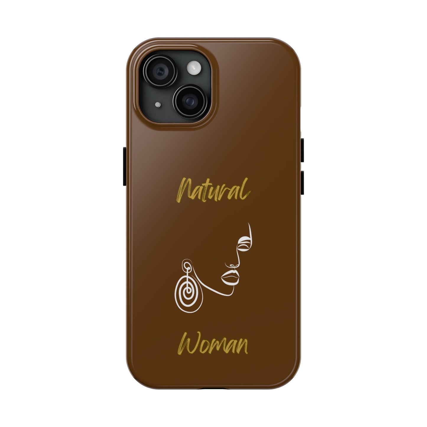 Natural Woman Music In My Soul (WL)Tough Phone Cases BROWN