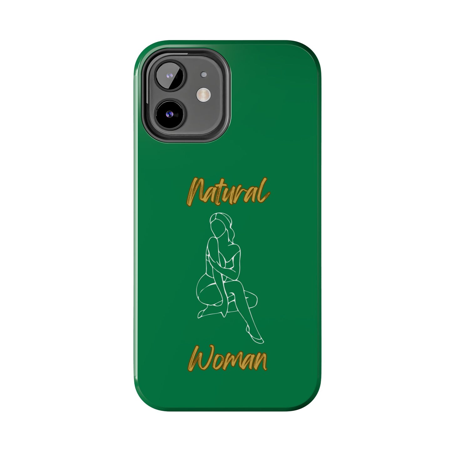 Natural Woman Shoulder Action (WL)Tough Phone Cases DARK GREEN