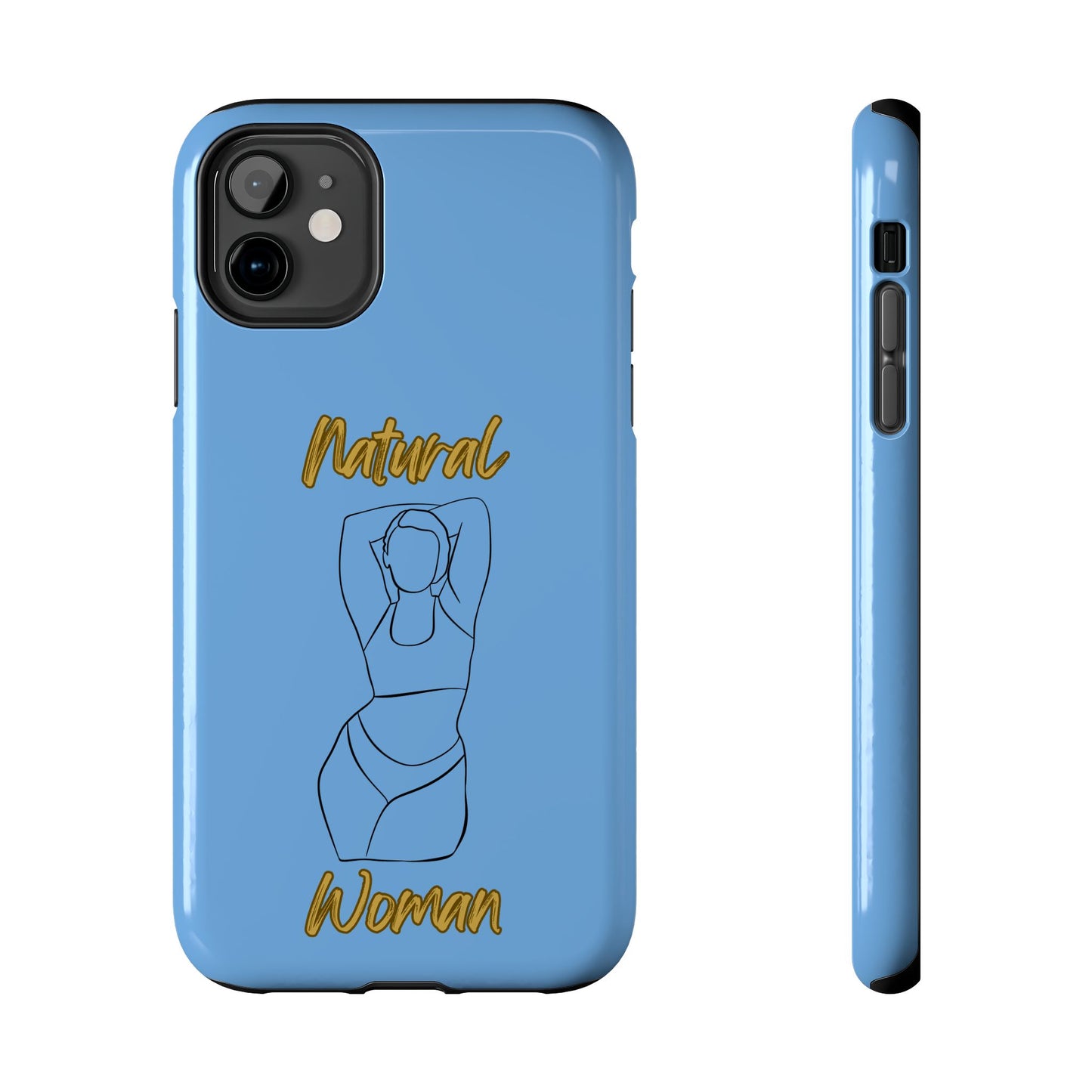 Natural Woman I Love Me (BL)Tough Phone Cases LIGHT BLUE