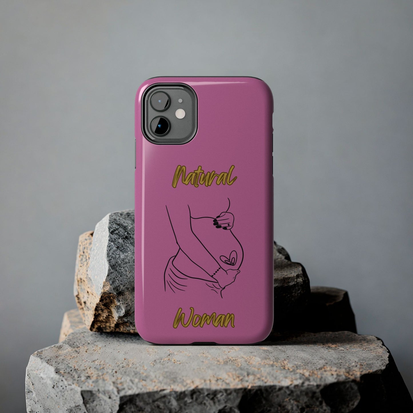 Natural Woman Loved In & Out (BL)Tough Phone Cases LIGHT PINK