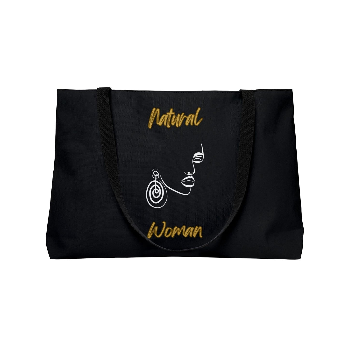 Natural Woman Music In My Soul (WL) Weekender Tote Bag BLACK