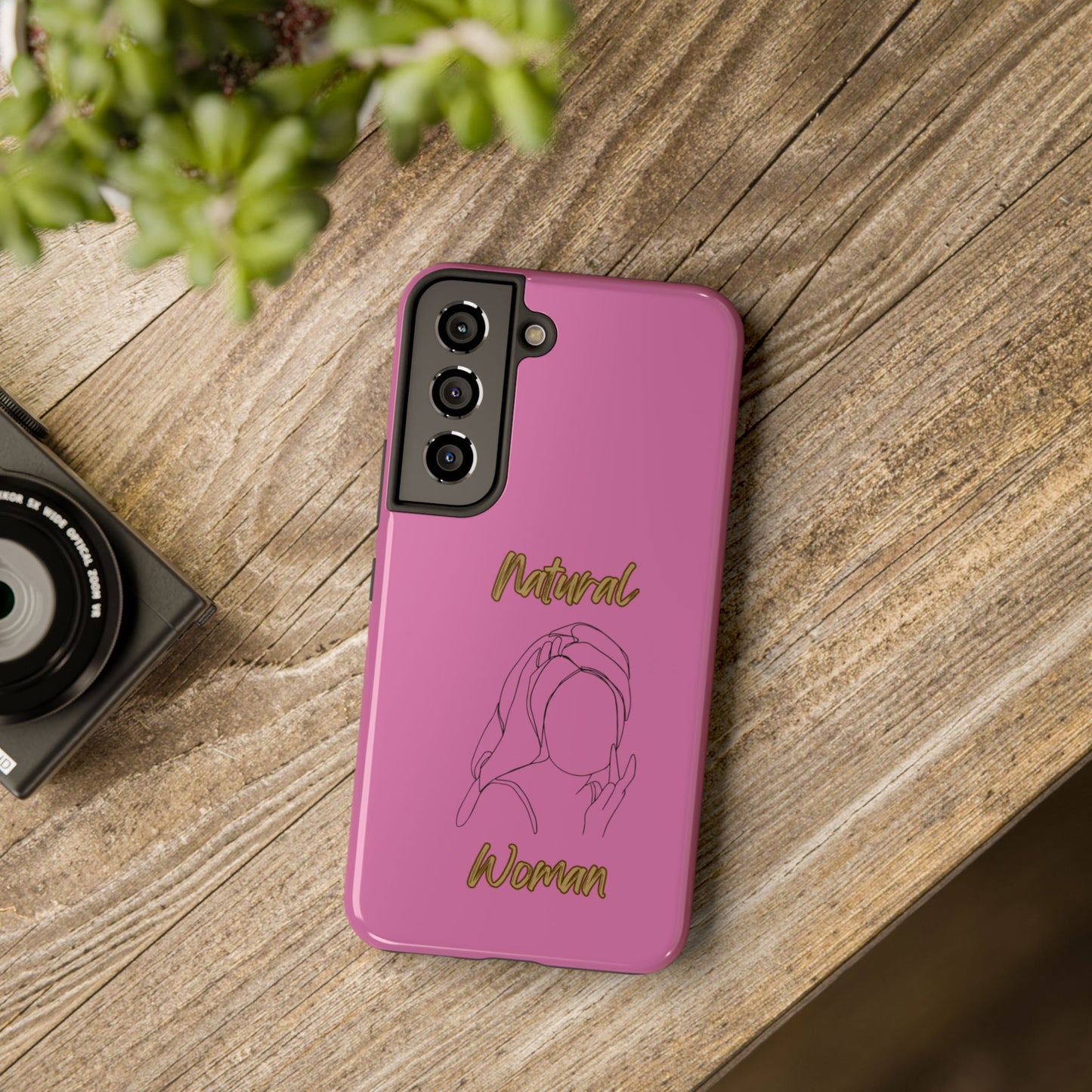 Natural Woman Towel Wrapped (BL)Tough Phone Cases LIGHT PINK