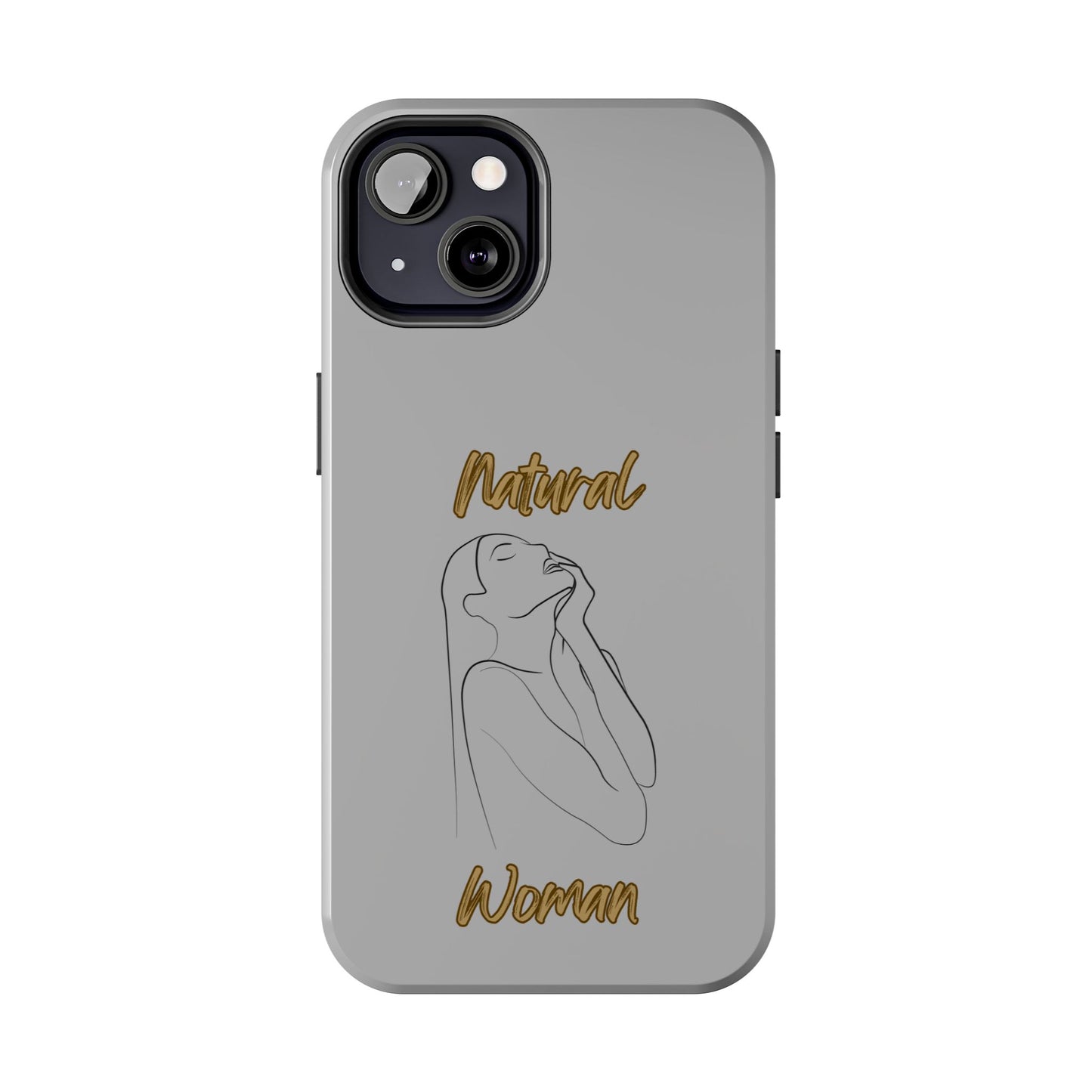 Natural Woman Thank You (BL) Tough Phone Cases LIGHT GREY
