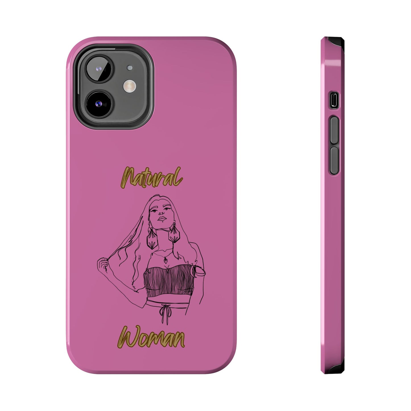 Natural Woman Thinking (BL)Tough Phone Cases LIGHT PINK