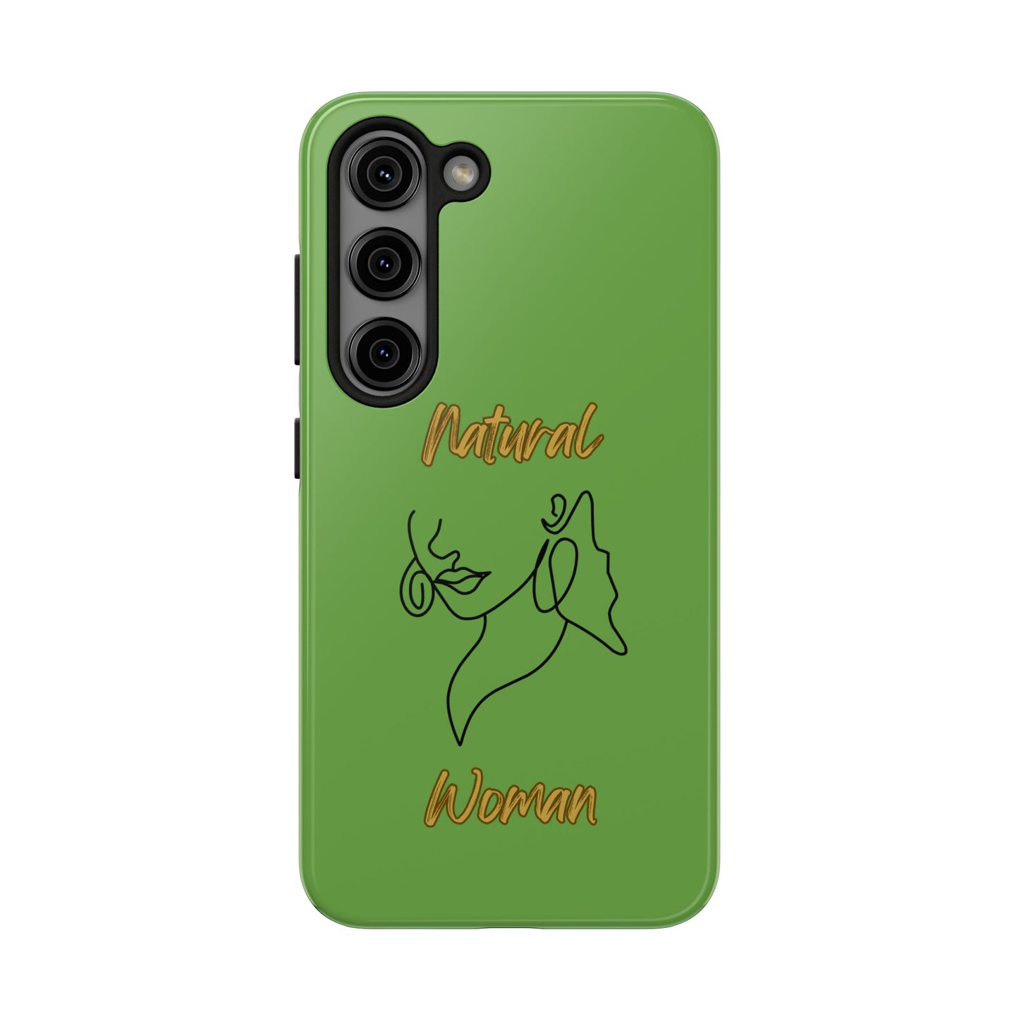Natural Woman Lips (BL)Tough Phone Cases GREEN