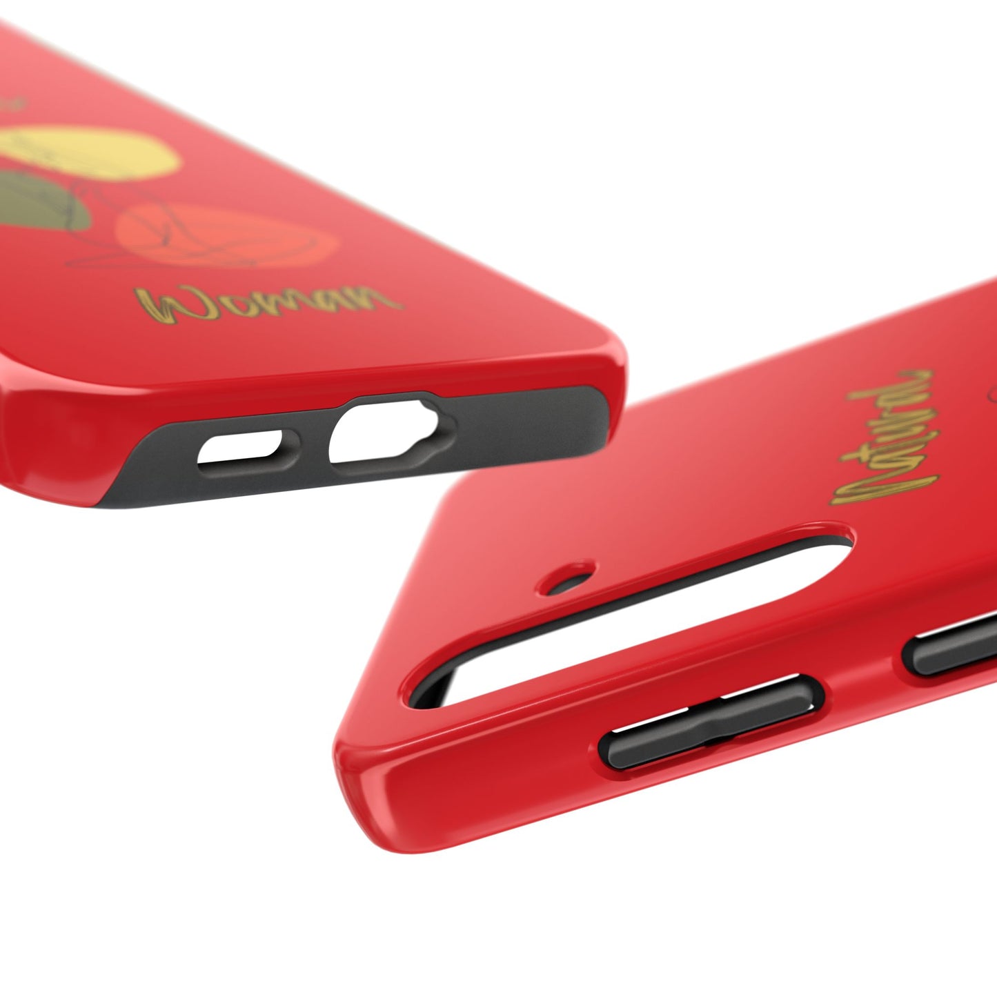 Natural Woman Colorful Pose (BL)Tough Phone Cases RED