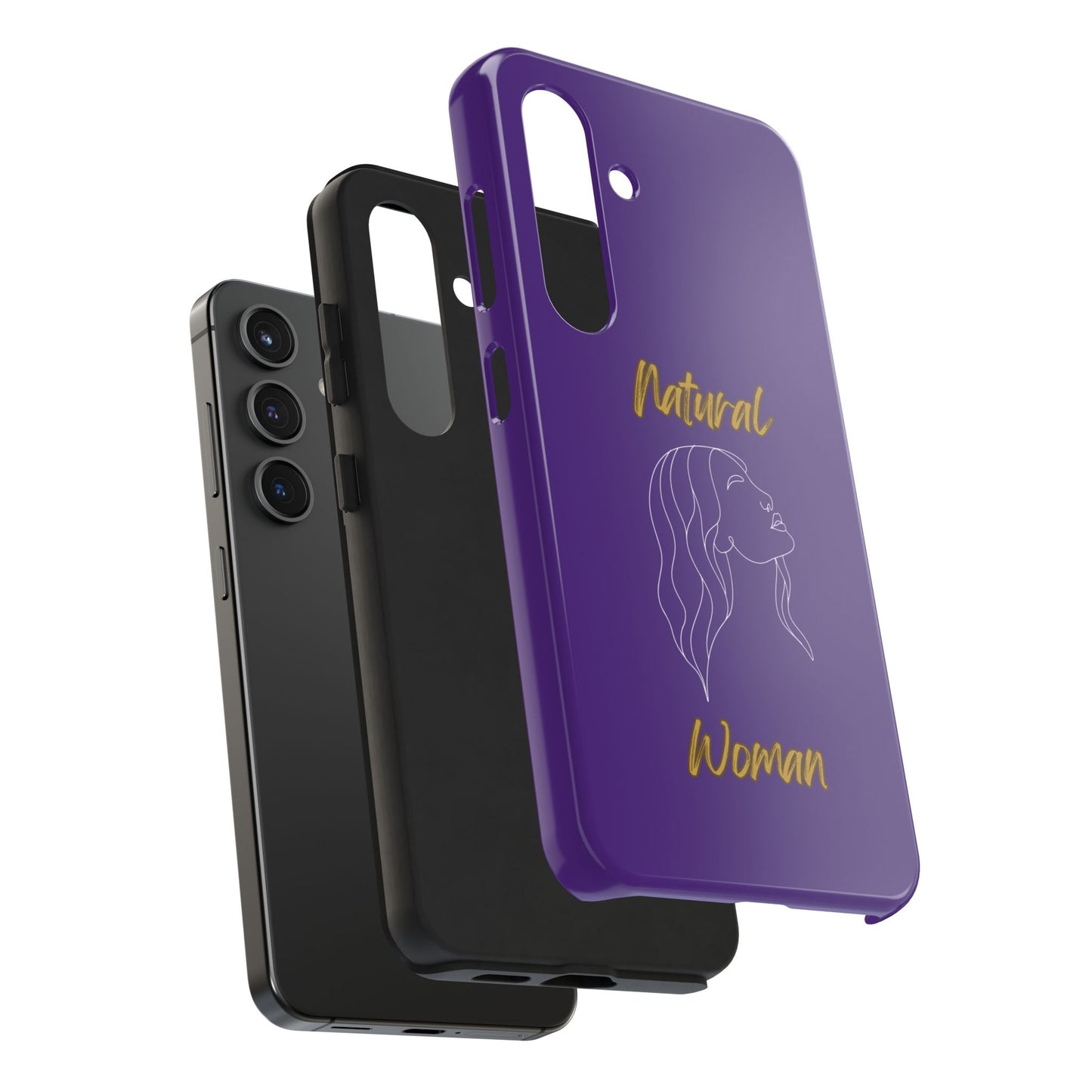 Natural Woman Breeze On Face (WL)Tough Phone Cases PURPLE