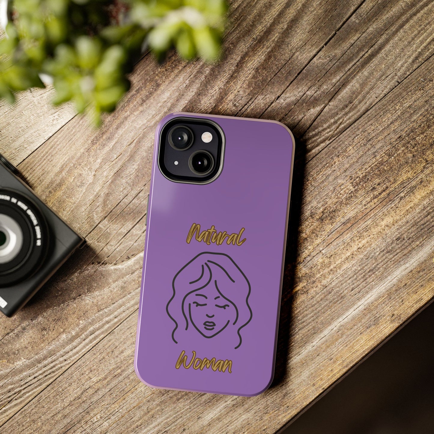 Natural Woman Modest (BL)Tough Phone Cases LIGHT PURPLE