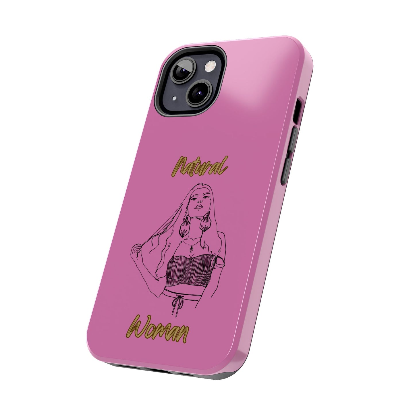 Natural Woman Thinking (BL)Tough Phone Cases LIGHT PINK