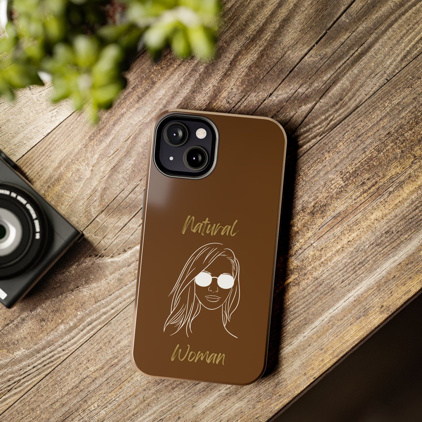 Natural Woman Shades (WL)Tough Phone Cases BROWN