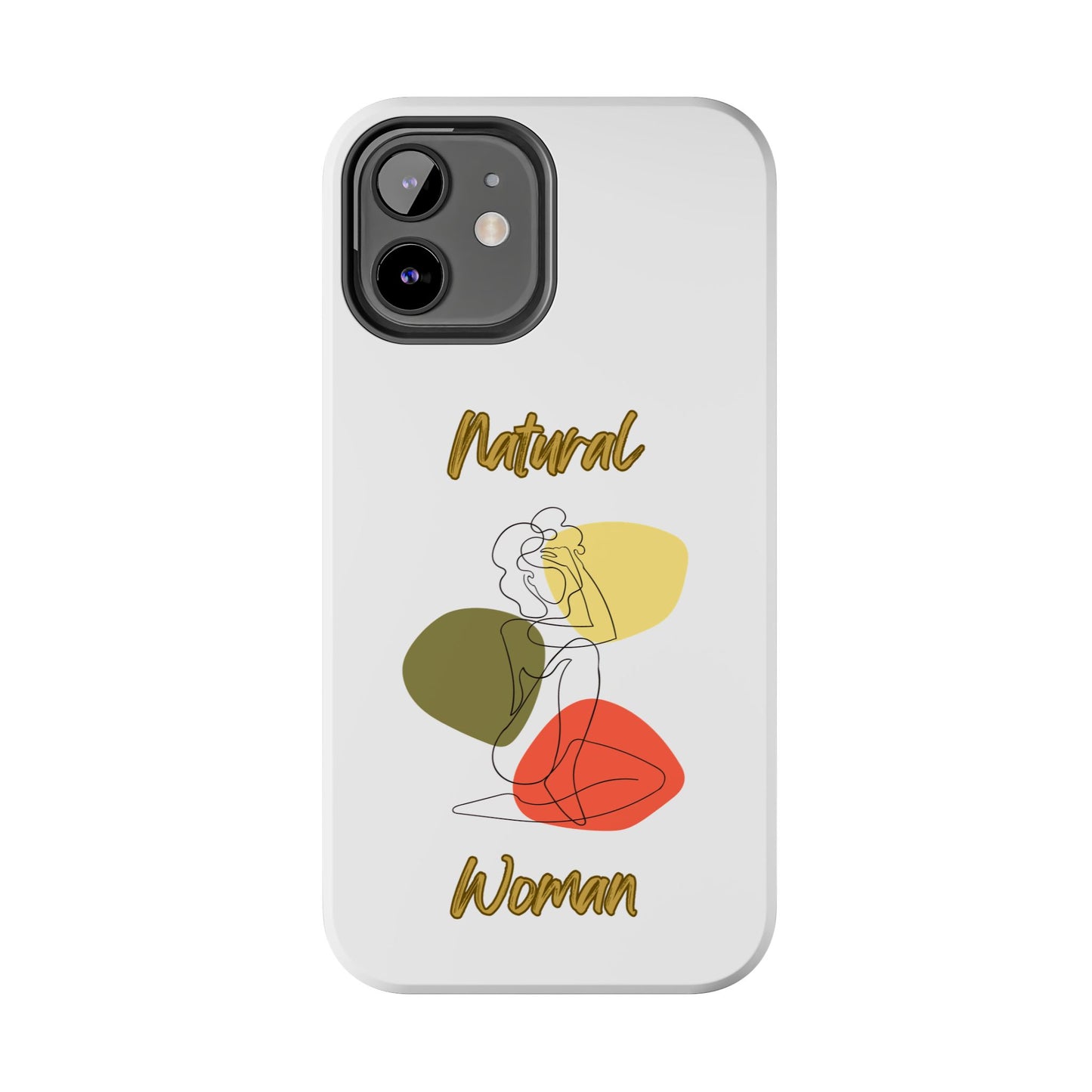 Natural Woman Colorful Pose (BL)Tough Phone Cases WHITE