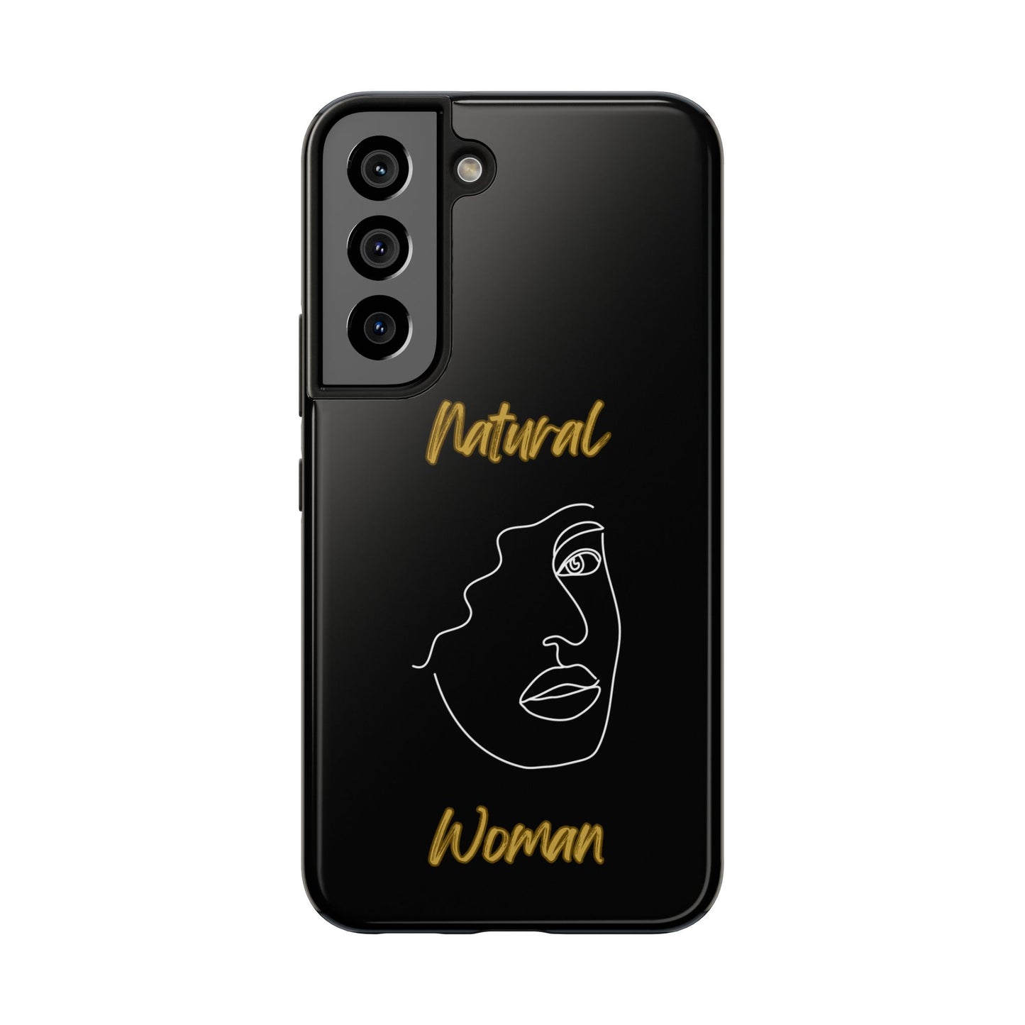 Natural Woman Peekaboo (WL)Tough Phone Cases BLACK