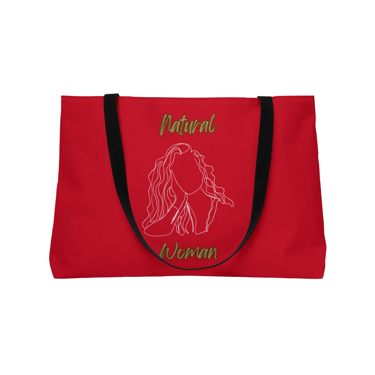 Natural Woman Relaxed (WL) Weekender Tote Bag DARK RED