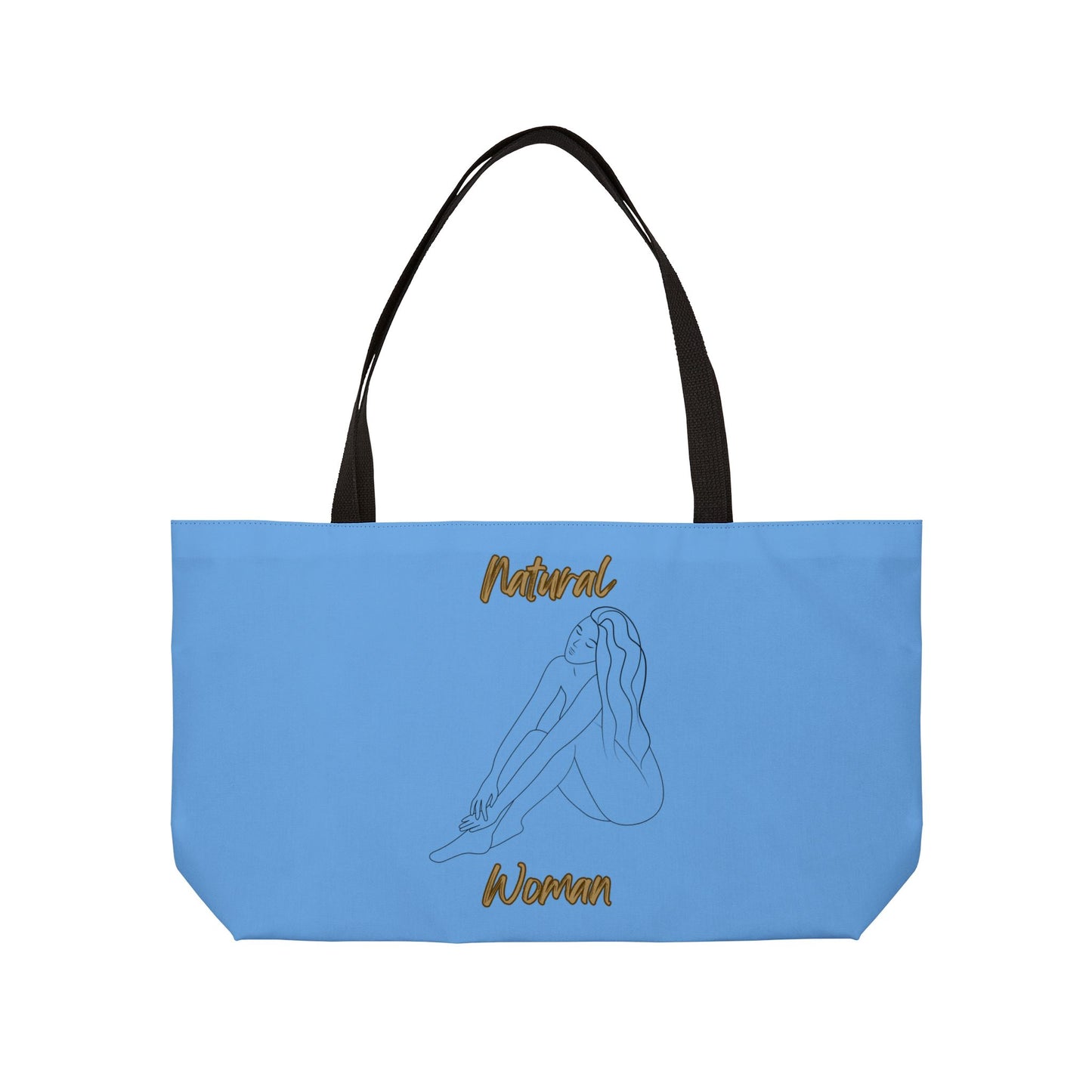 Natural Woman Beauty (BL) Weekender Tote Bag LIGHT BLUE