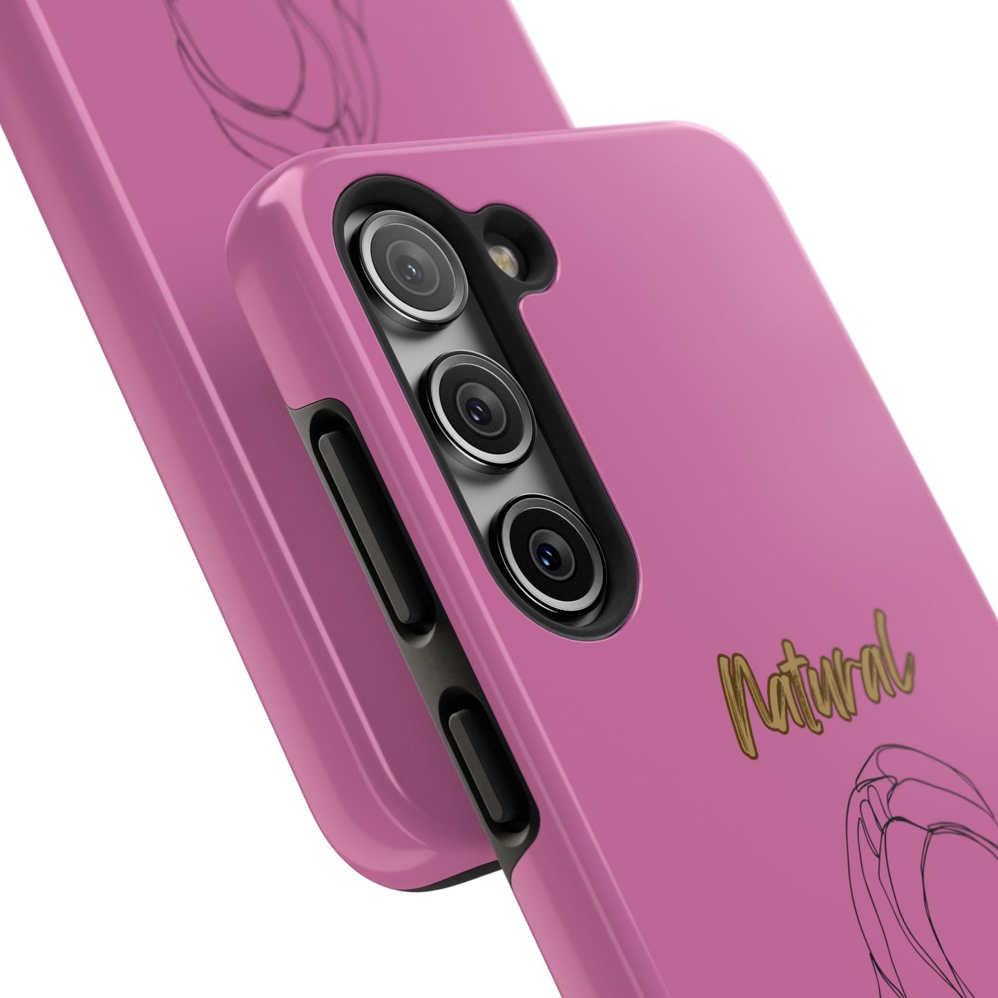 Natural Woman Towel Wrapped (BL)Tough Phone Cases LIGHT PINK