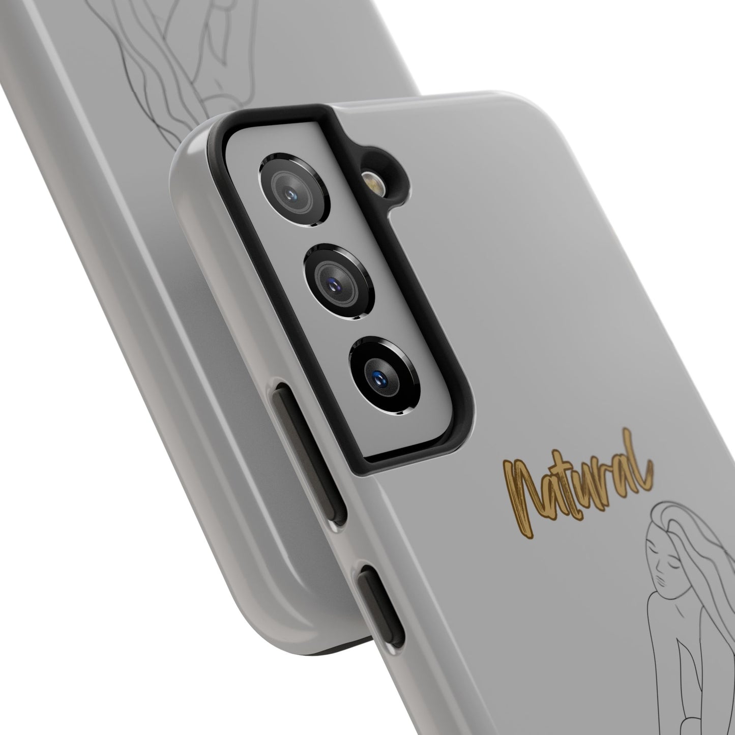 Natural Woman Beauty (BL) Tough Phone Cases LIGHT GREY