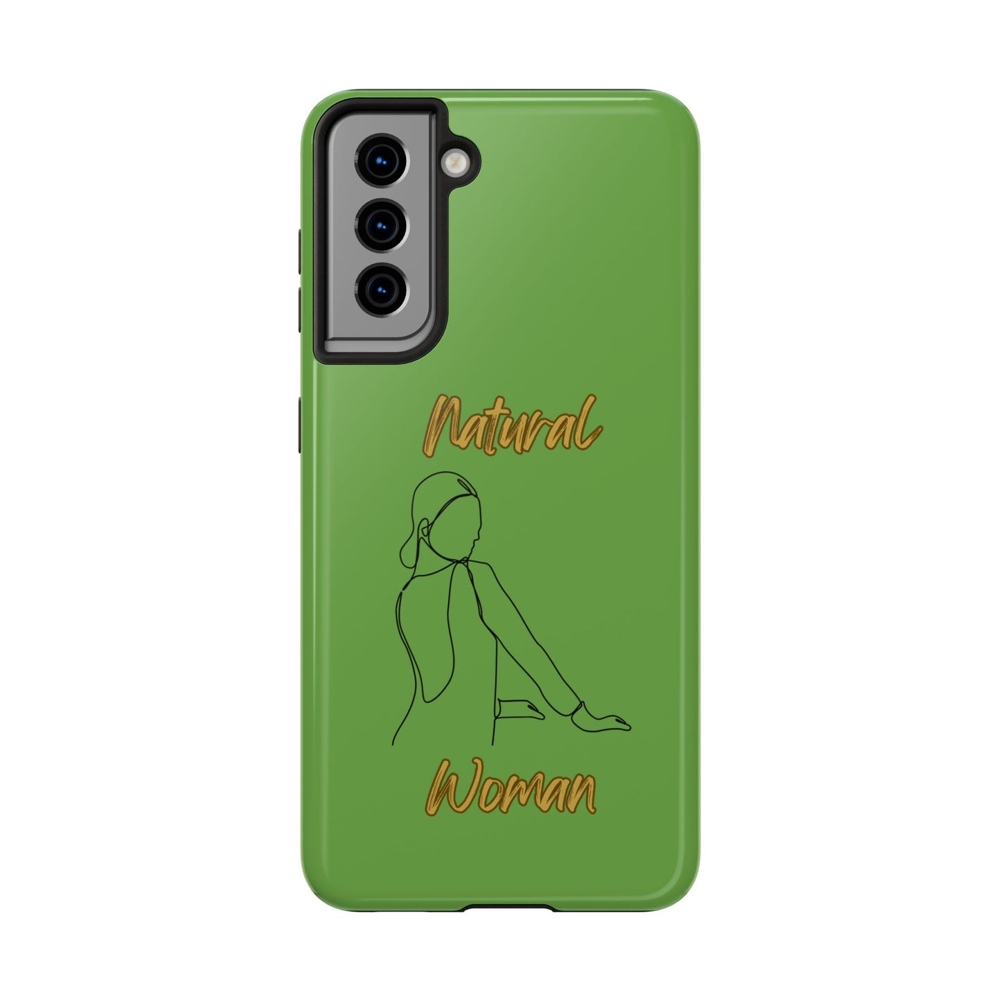 Natural Woman Hands Free (BL)Tough Phone Cases GREEN