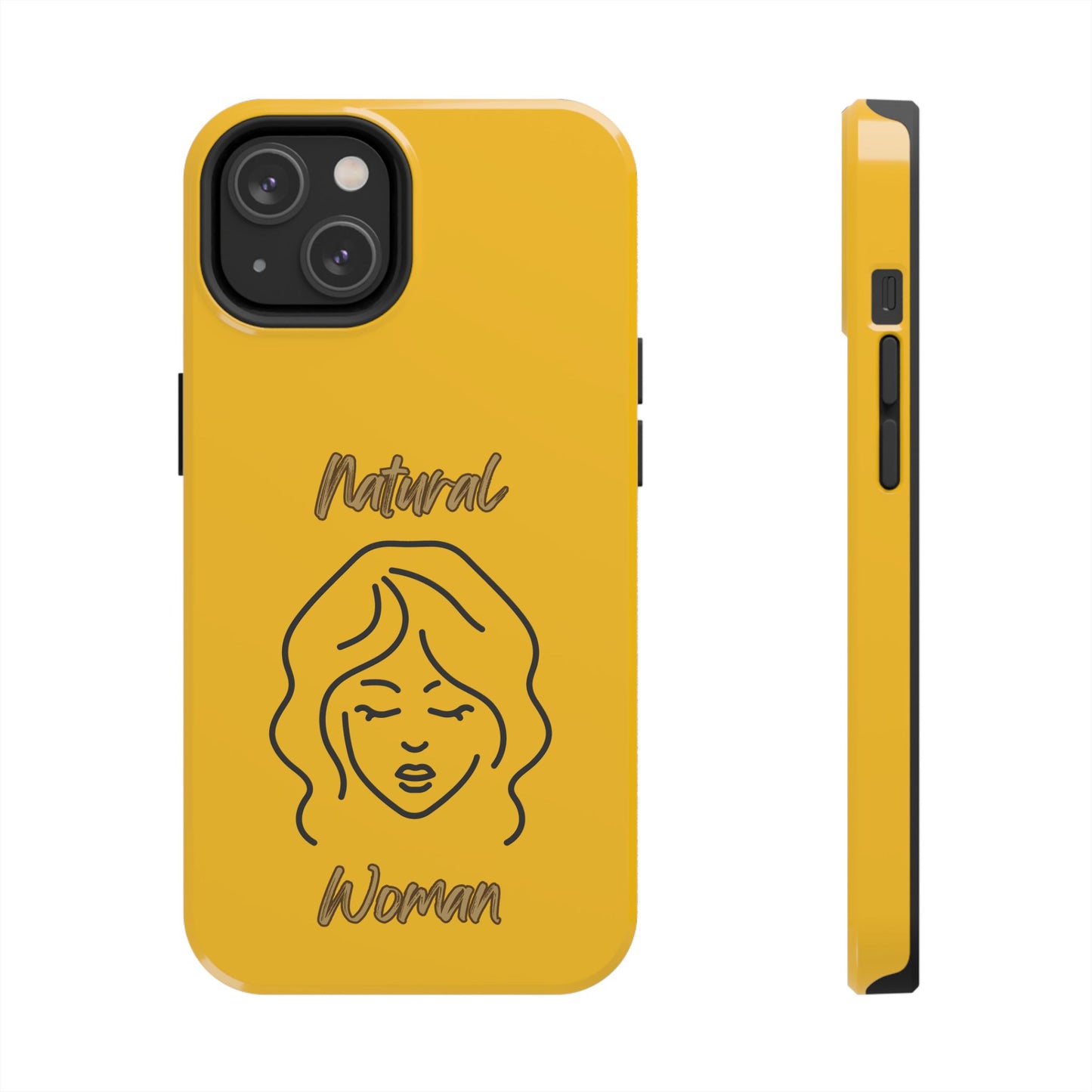 Natural Woman Modest (BL)Tough Phone Cases YELLOW