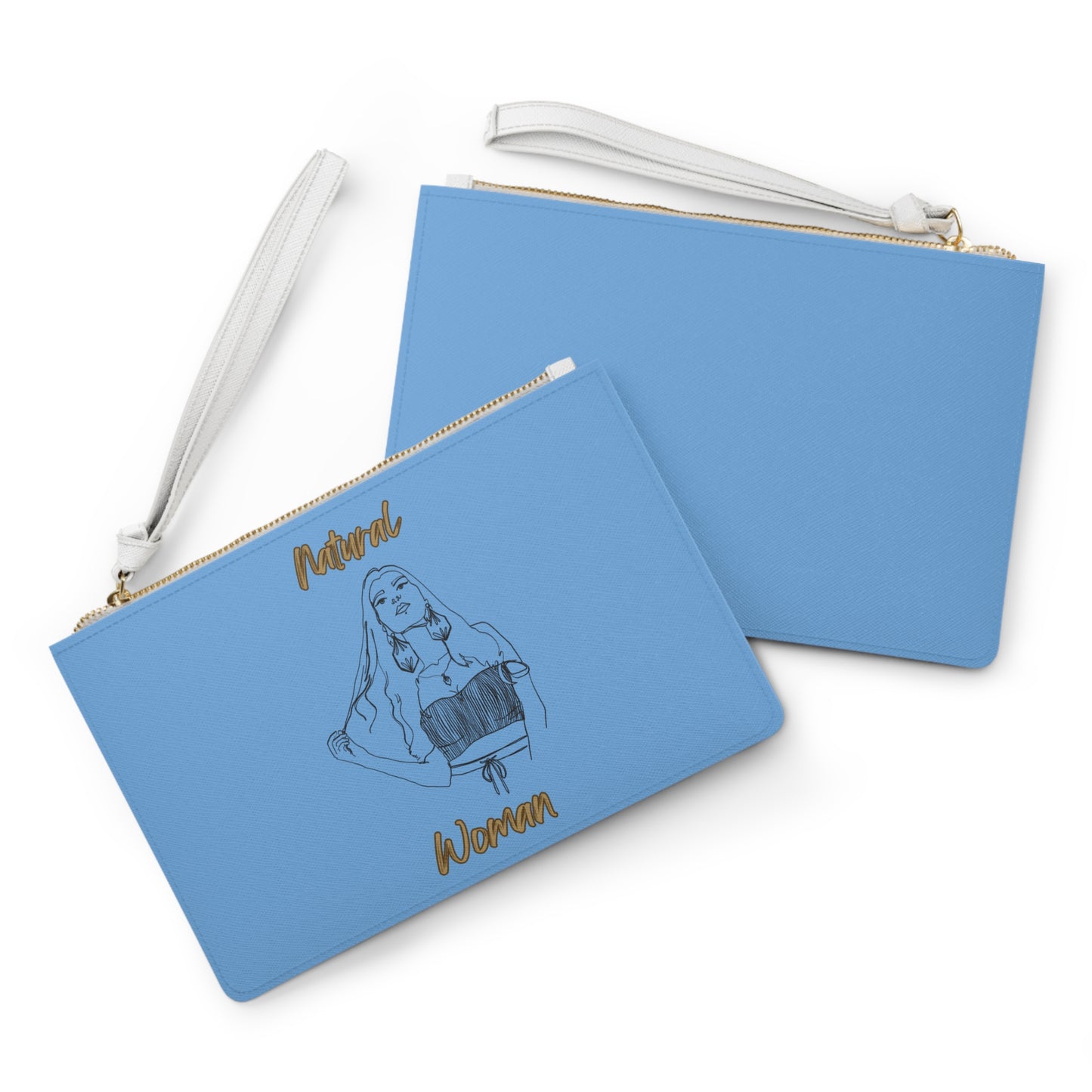 Natural Woman Thinking (BL) Clutch Bag LIGHT BLUE