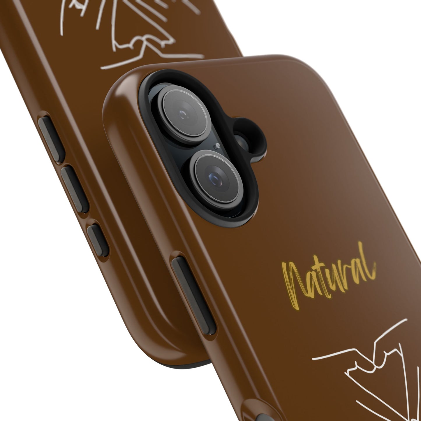 Natural Woman I Love You (WL)Tough Phone Cases BROWN