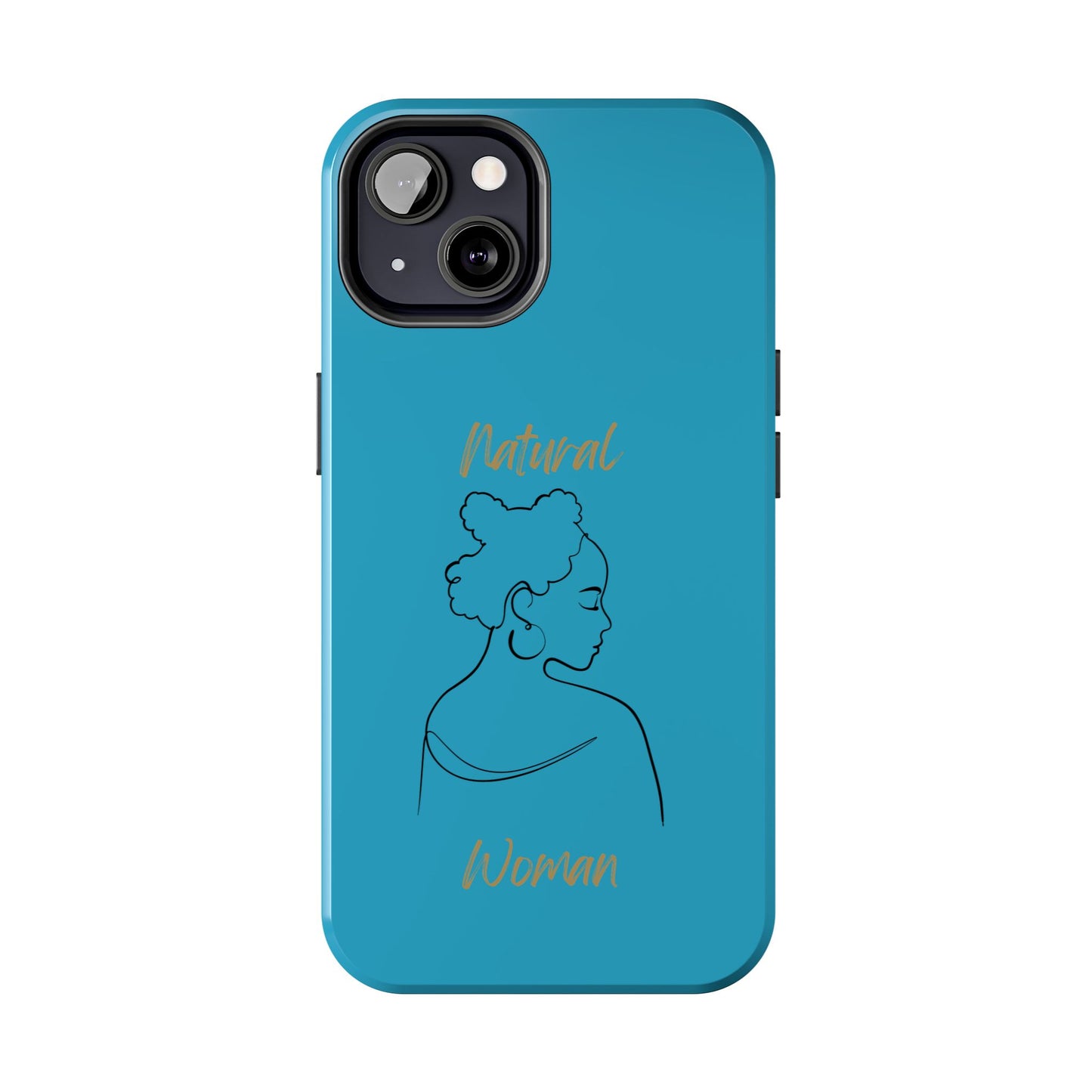 Natural Woman Twists (BL) Tough Phone Cases TURQUOISE