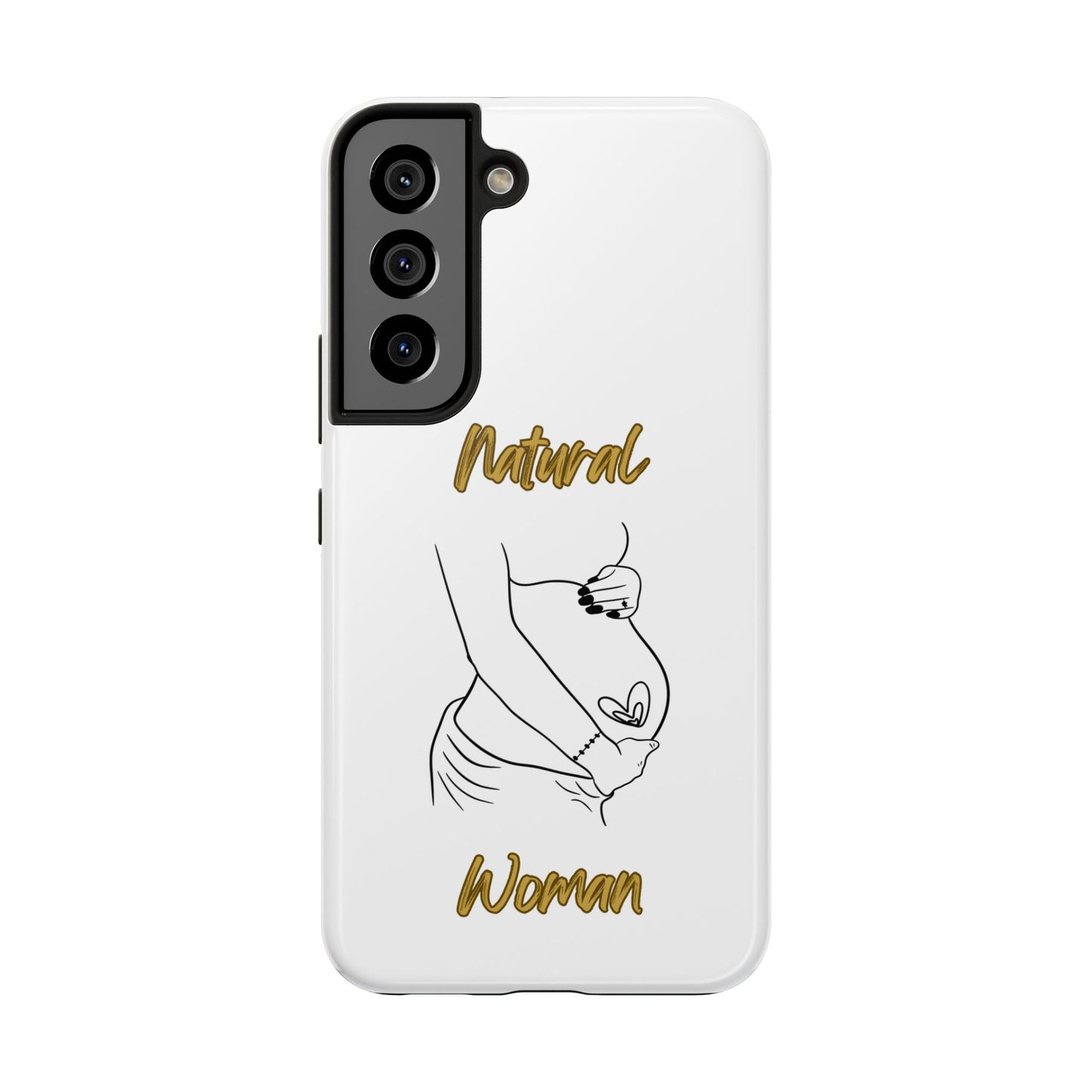 Natural Woman Loved In & Out (BL)Tough Phone Cases WHITE