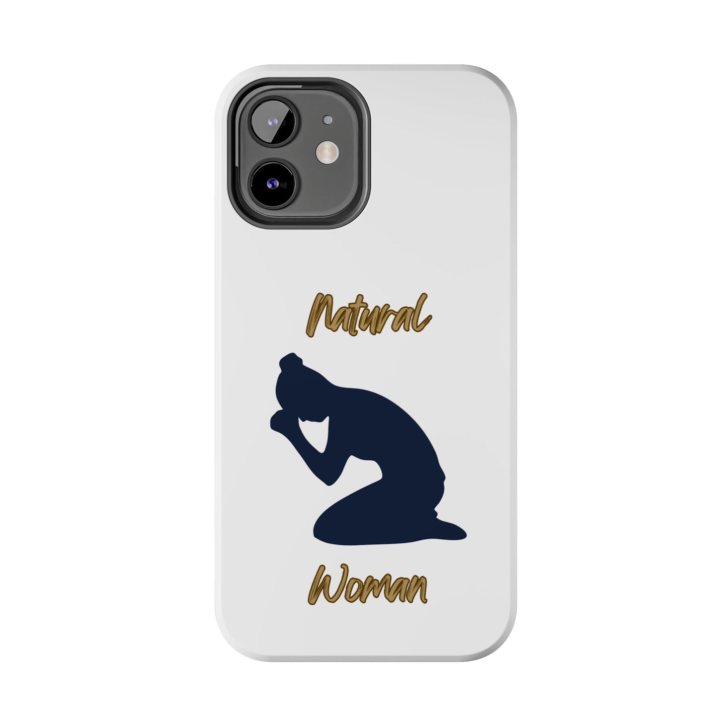 Natural Woman Pray (BL)Tough Phone Cases WHITE