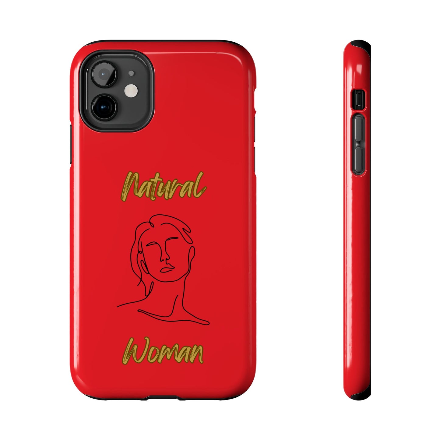 Natural Woman Hello (BL)Tough Phone Cases RED
