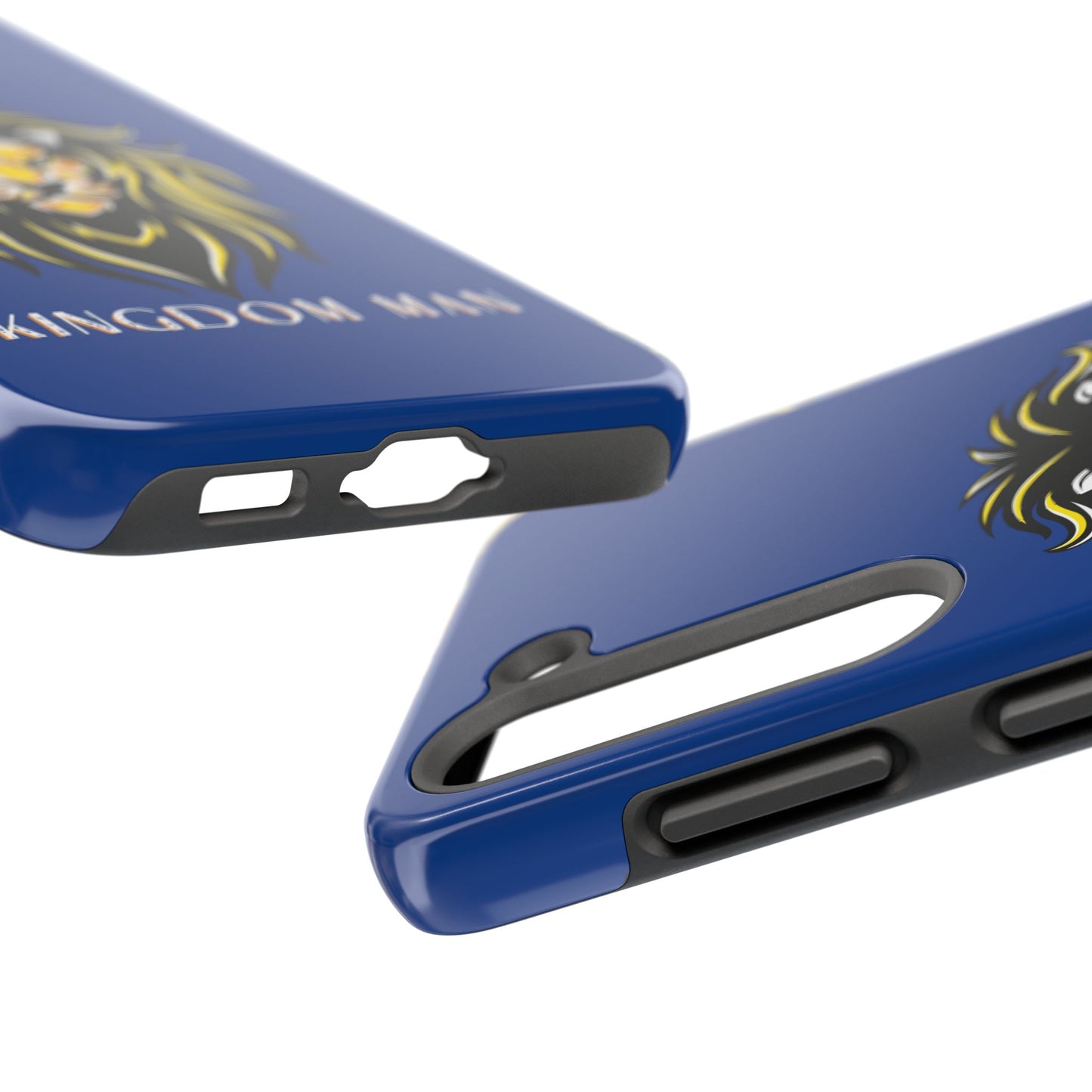 Kingdom Man (White-Gold Label) Tough Phone Case DARK BLUE