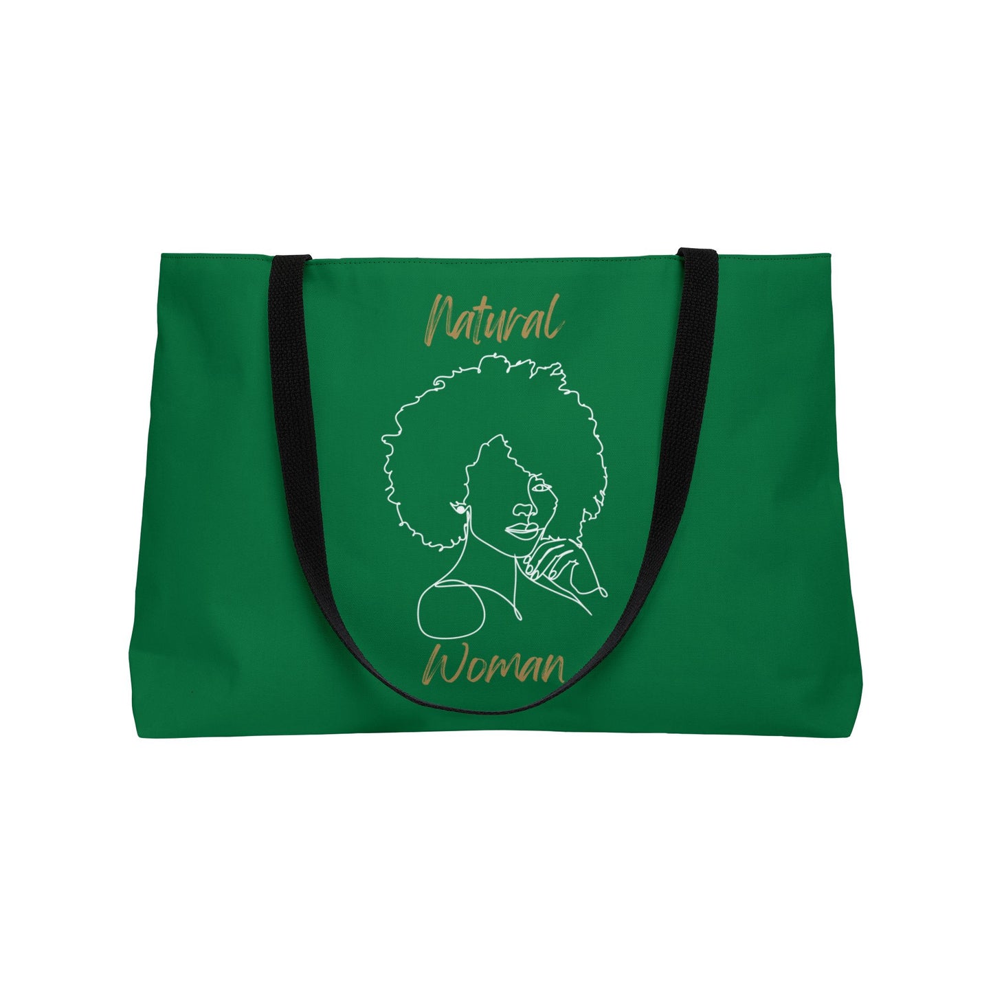 Natural Woman The Look (WL) Weekender Tote Bag DARK GREEN