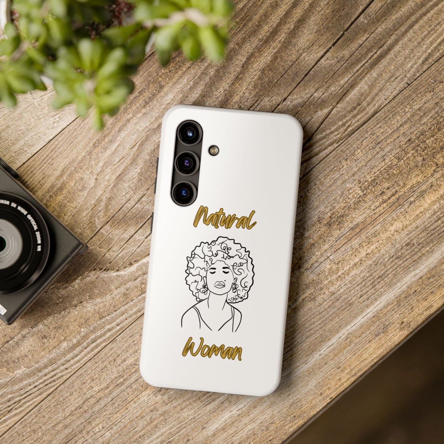 Natural Woman All About Me (BL)Tough Phone Cases WHITE