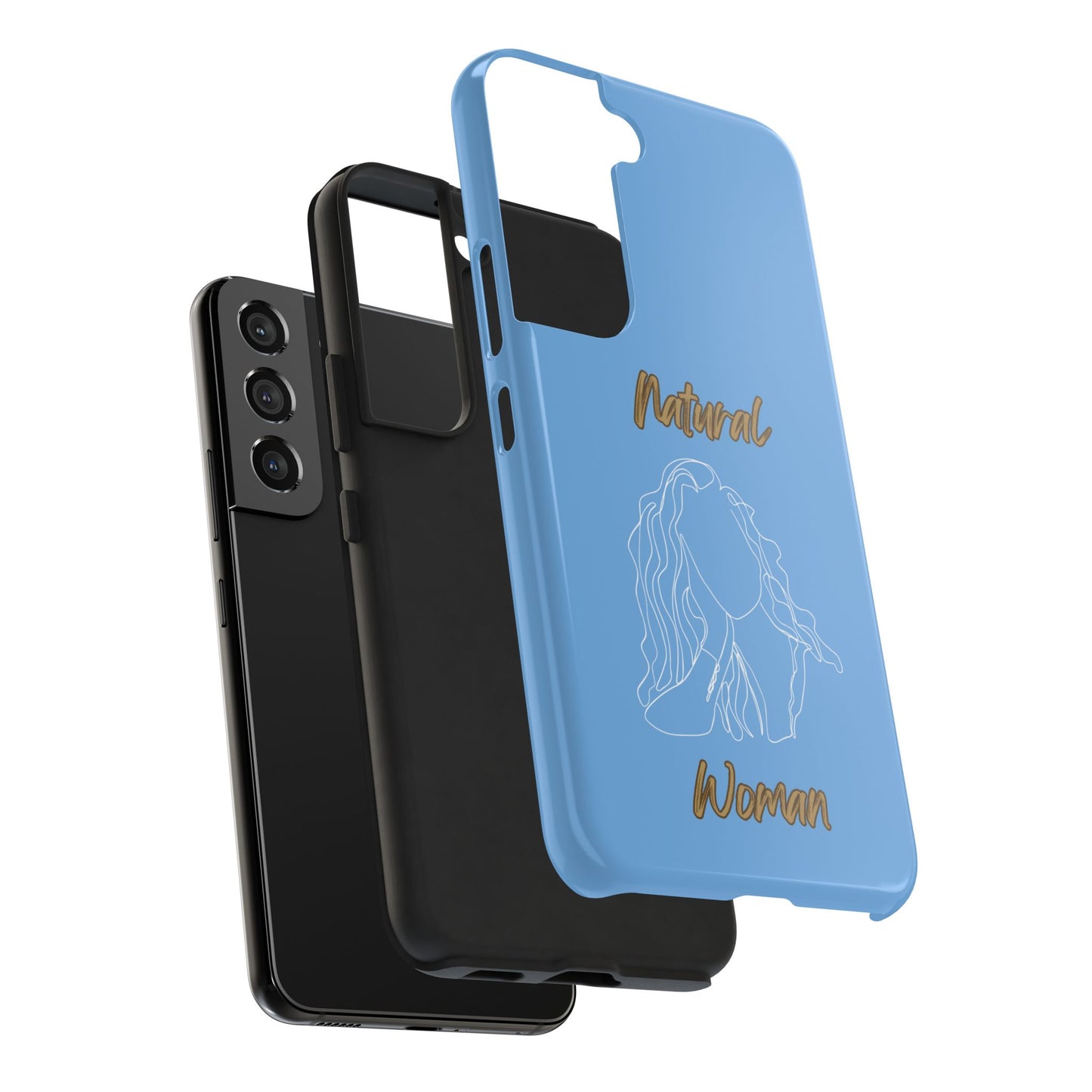 Natural Woman Relaxed (WL) Tough Phone Cases LIGHT BLUE