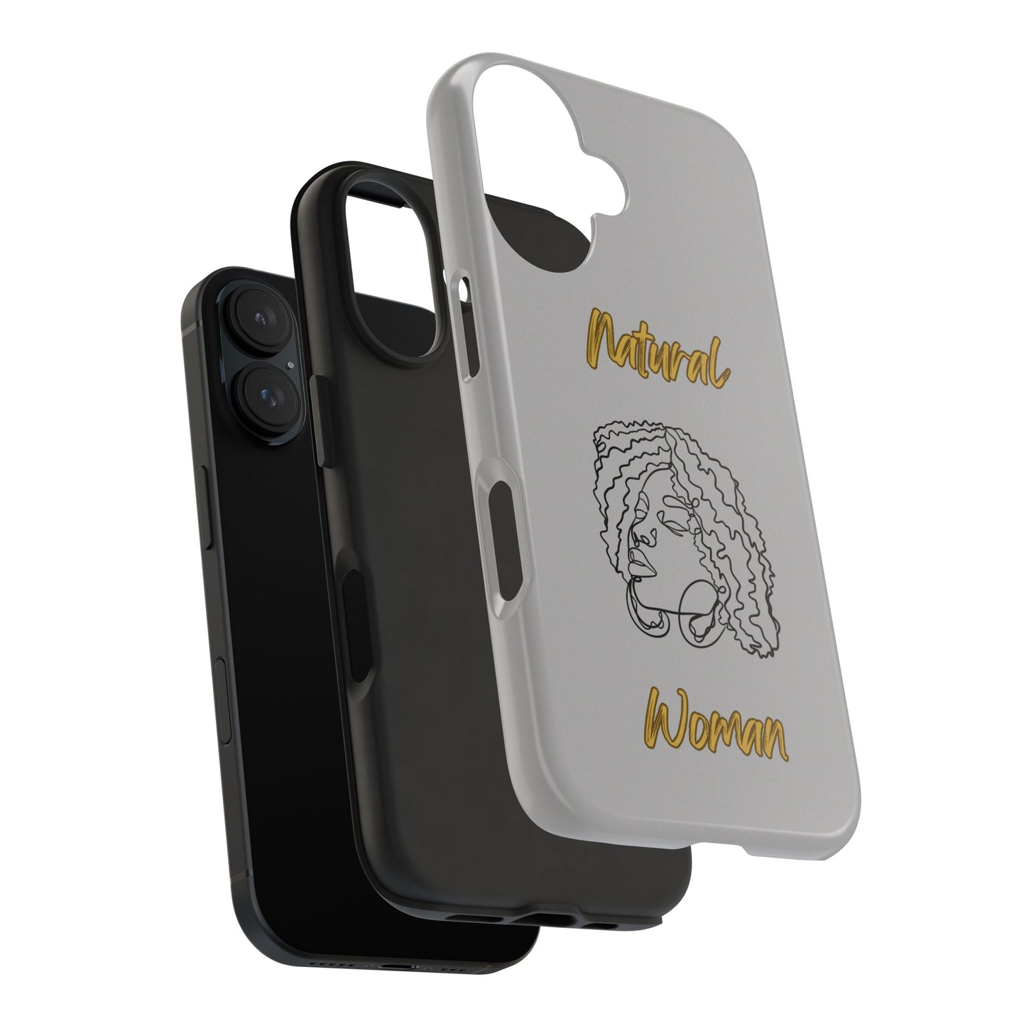 Natural Woman Naturally Me (BL)Tough Phone Cases LIGHT GREY