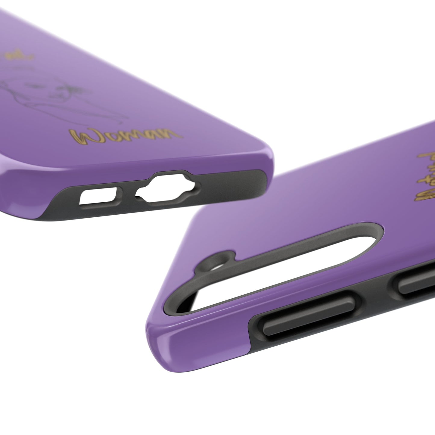 Natural Woman Sassy Bun (BL) Tough Phone Cases LIGHT PURPLE