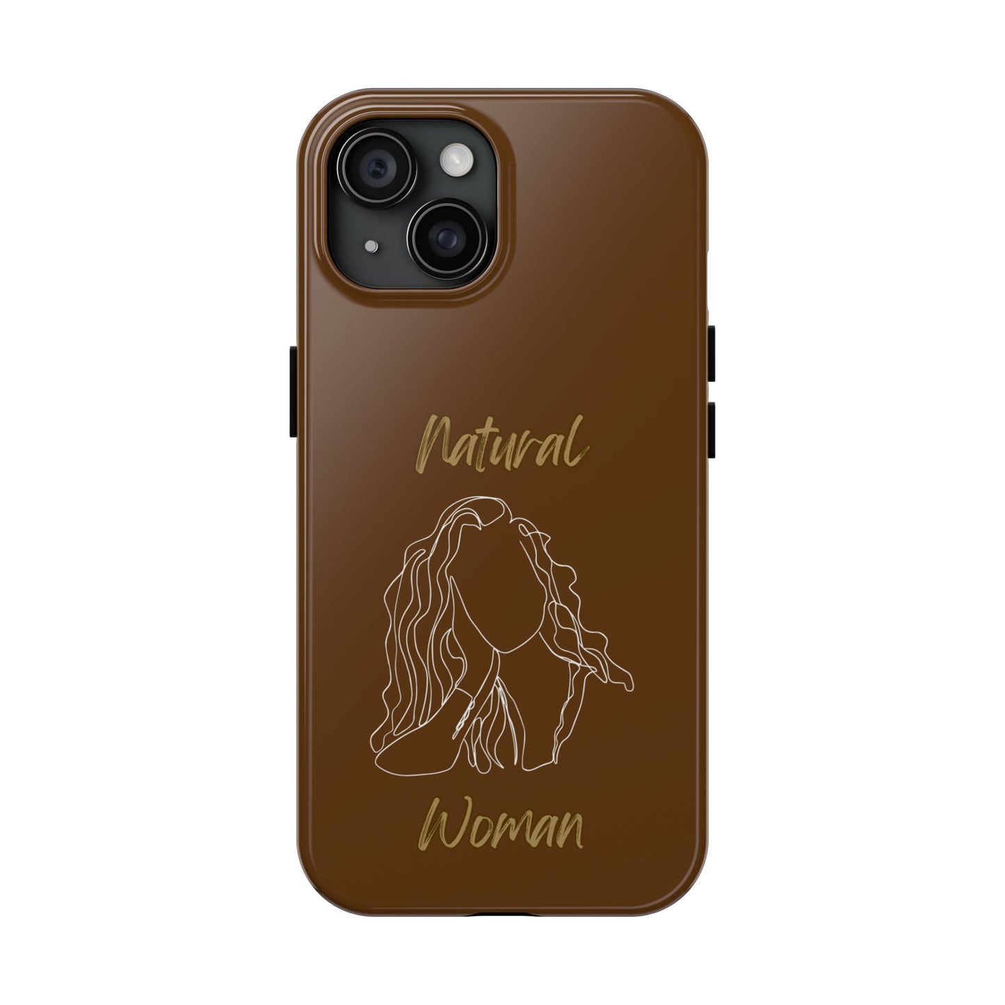 Natural Woman Relaxed (WL) Tough Phone Cases BROWN